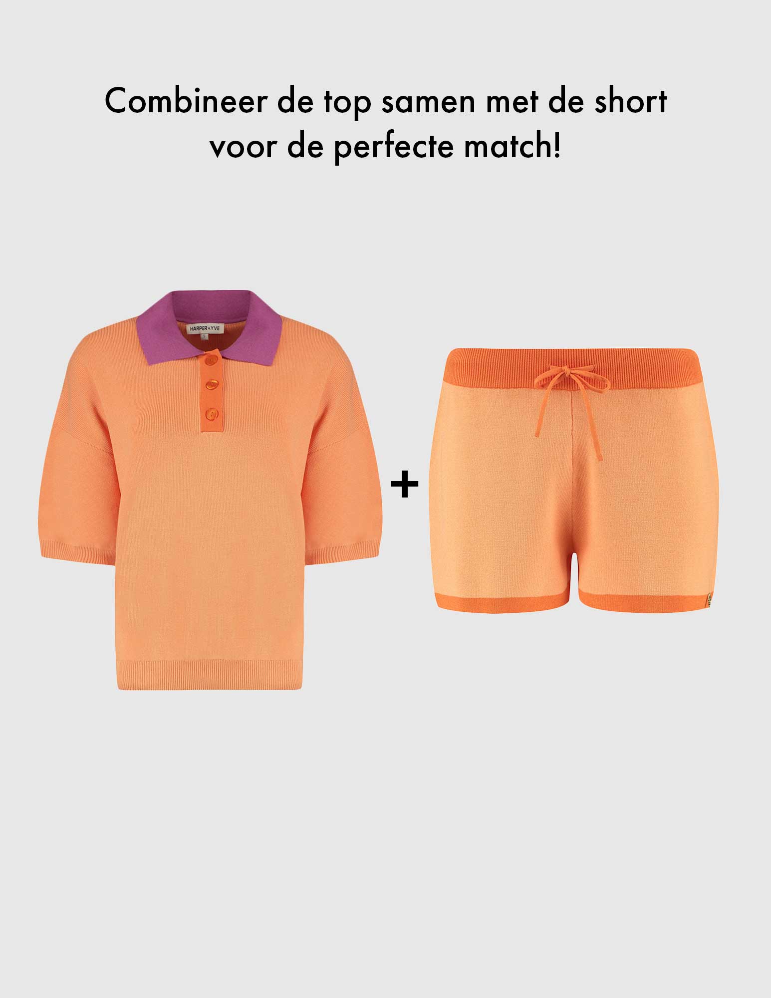 Harper & Yve Short Loki HS25P104 Oranje
