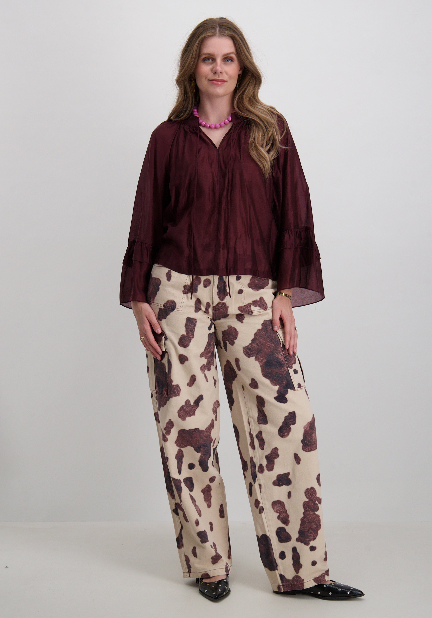 Vero moda Blouse Jenna 10334441 Bordeaux