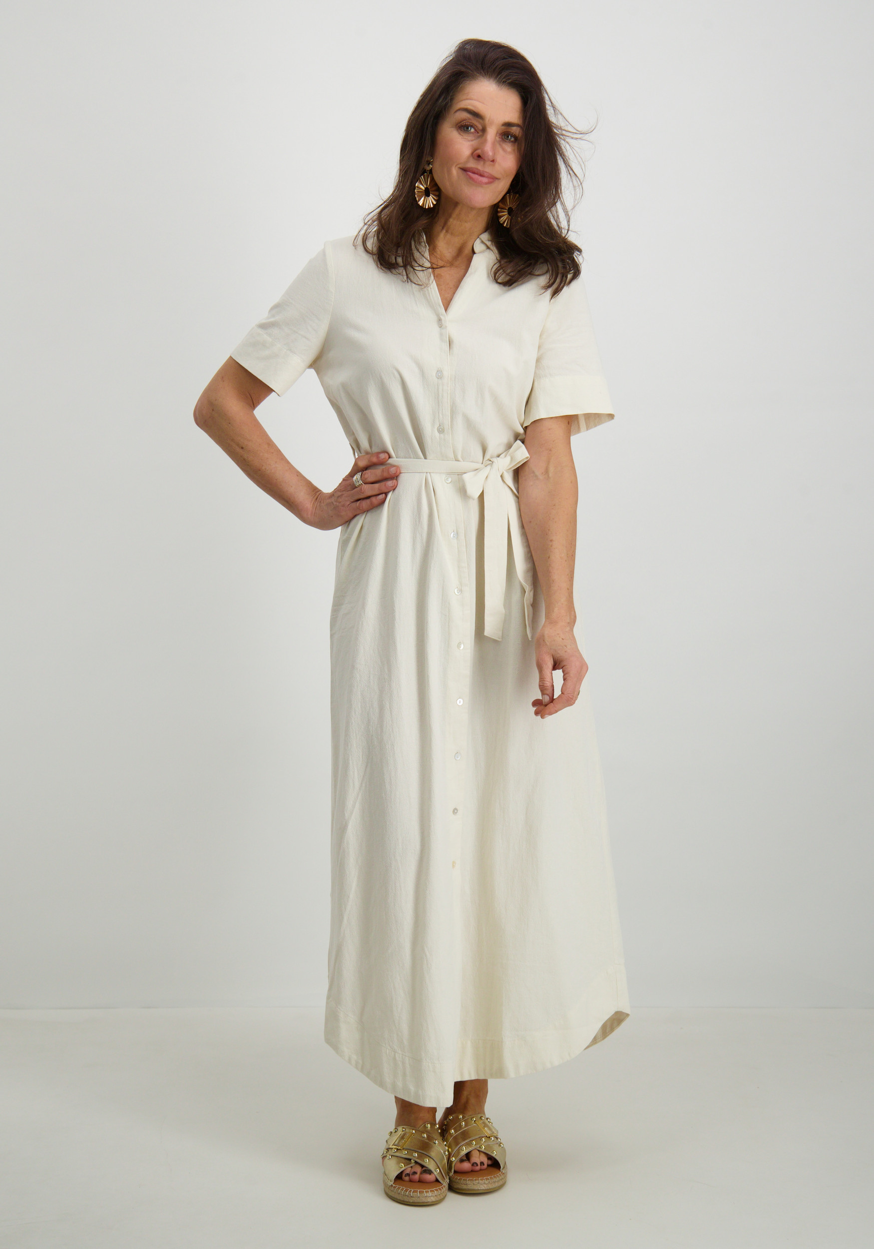 Vero moda Jurk Hart 10303640 Ecru