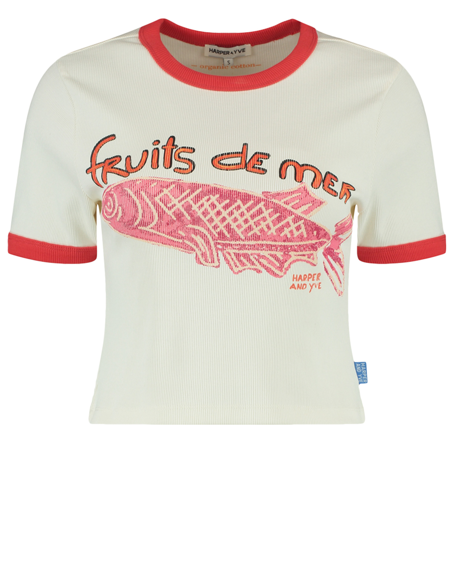 Harper & Yve Top Fruitsdemer HS25Y309 Ecru