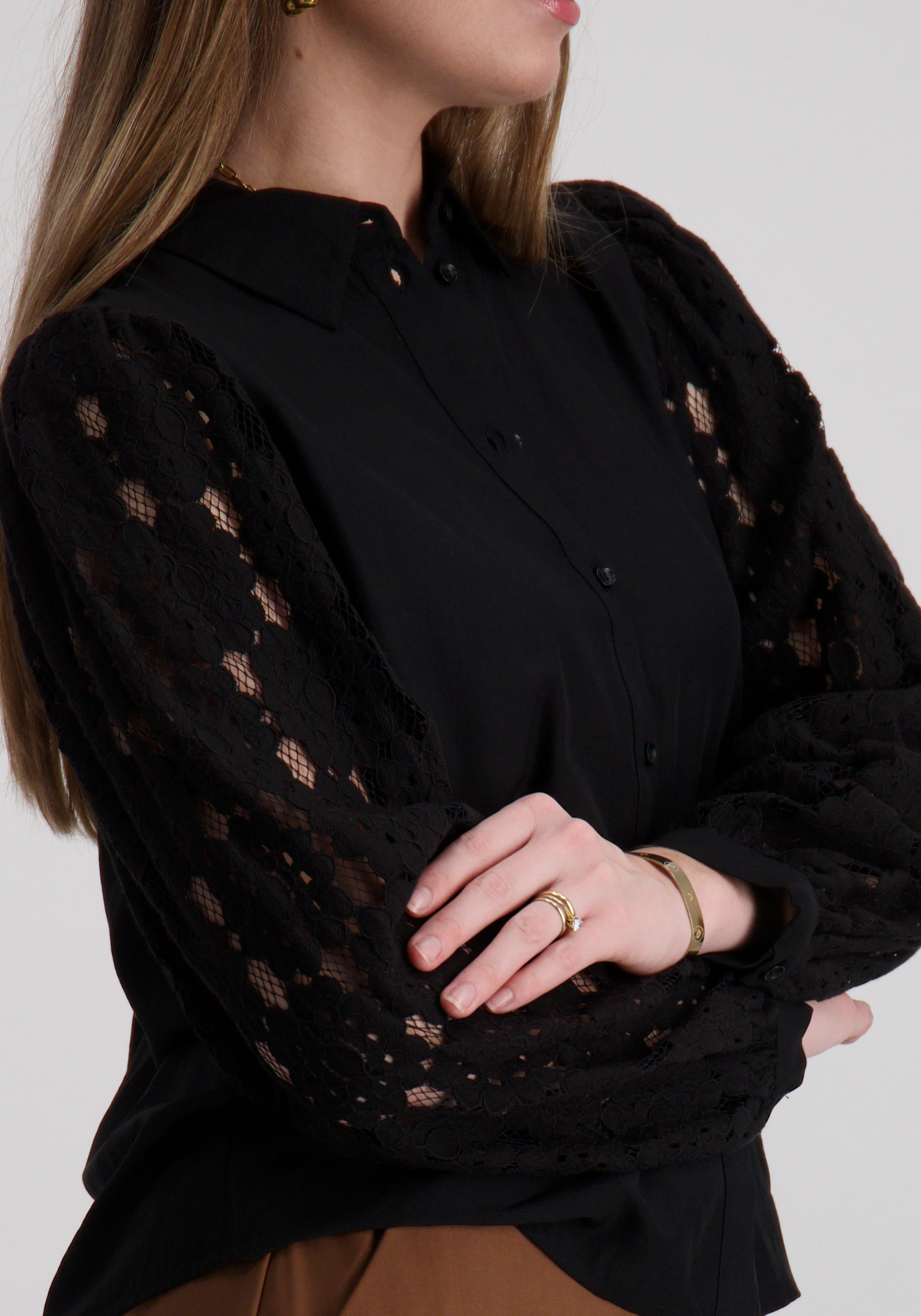 Vero moda Blouse Fabena 10332693 Zwart