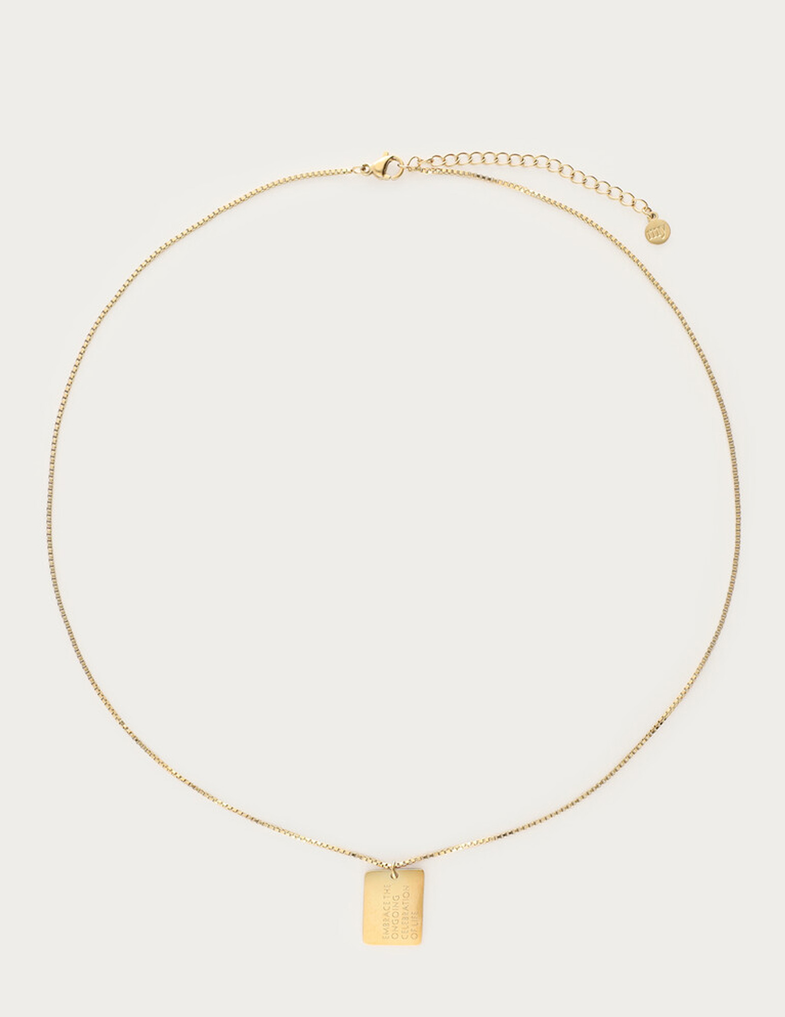 My Jewellery Bold ketting met embrace bedel MJ14155 Goud
