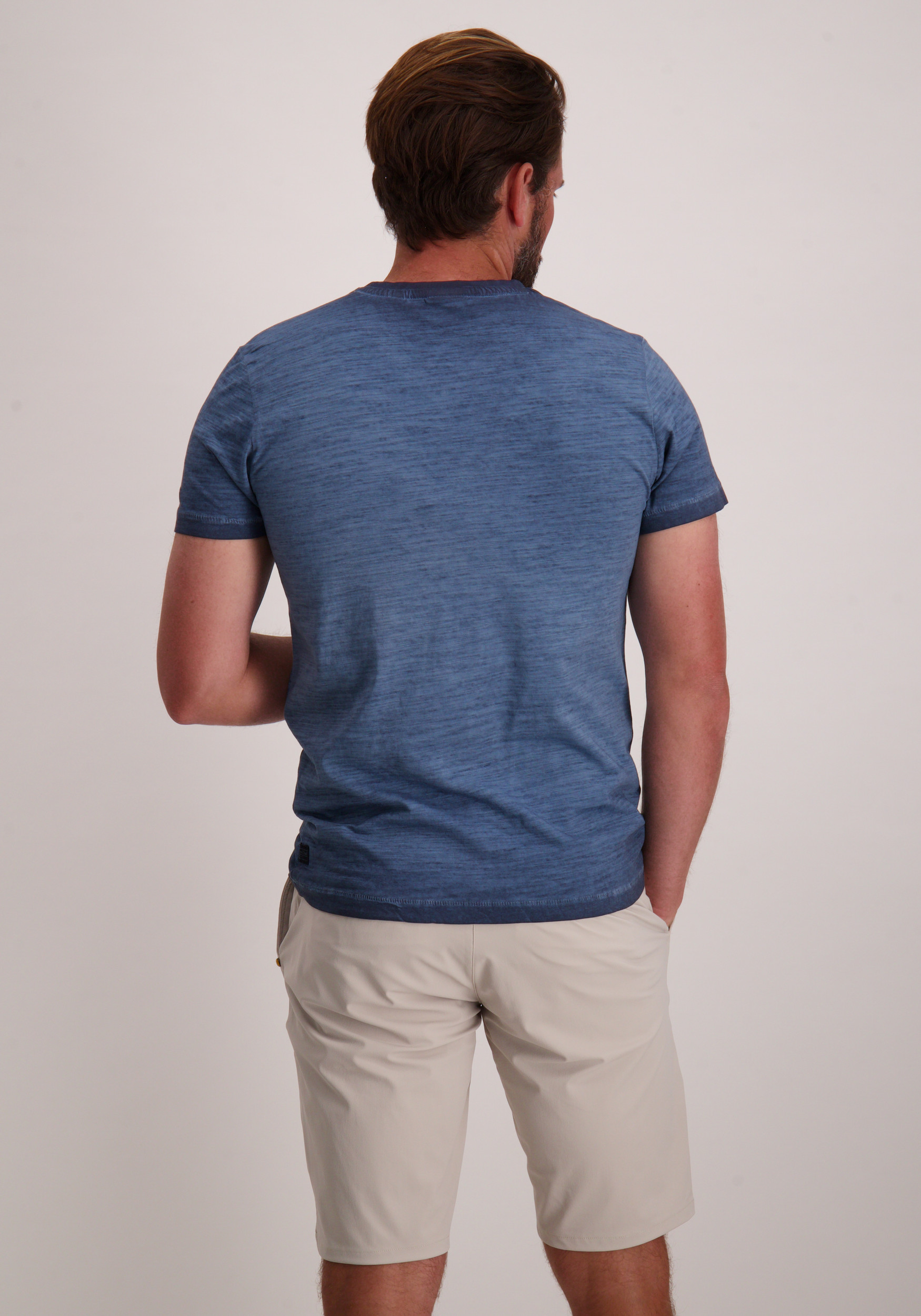 Petrol T-shirt M-1050-TSV662 Donker blauw