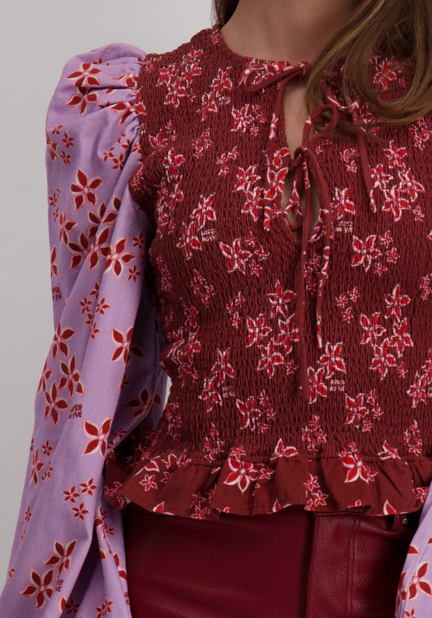 Harper & Yve Blouse Elin AW25C605 Bordeaux