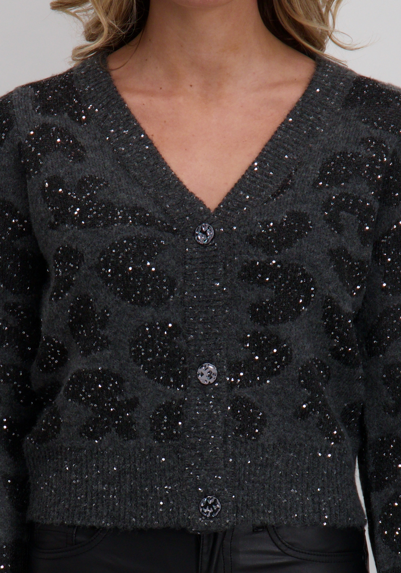 Vero moda Vest Zuzu 10339337 Grijs