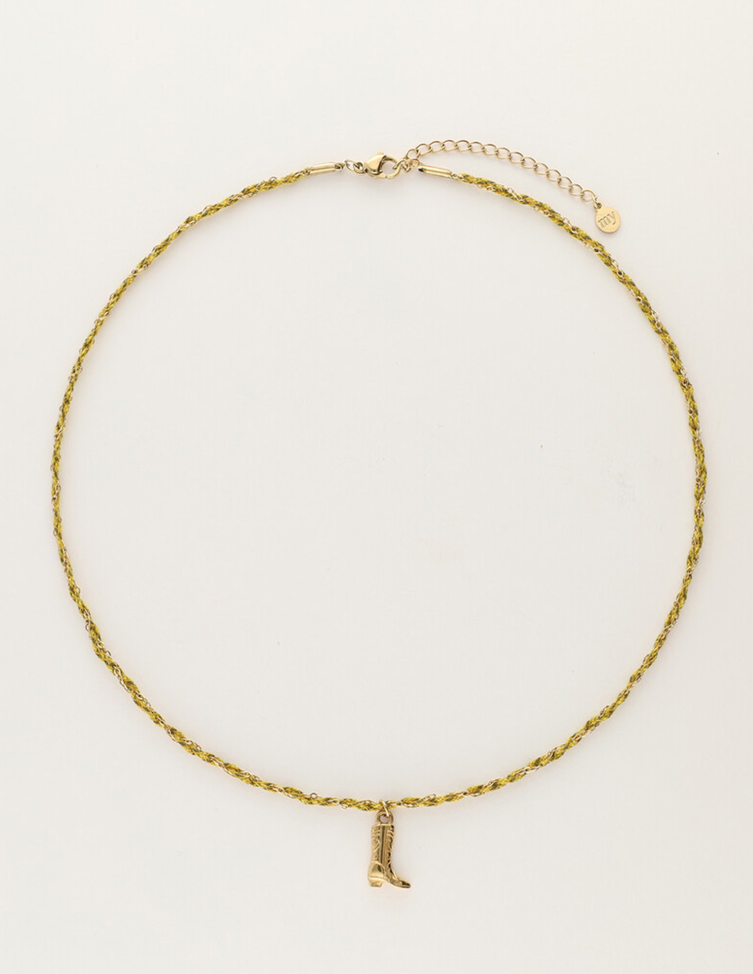 My Jewellery Sunrocks koord ketting laars MJ12206 Goud