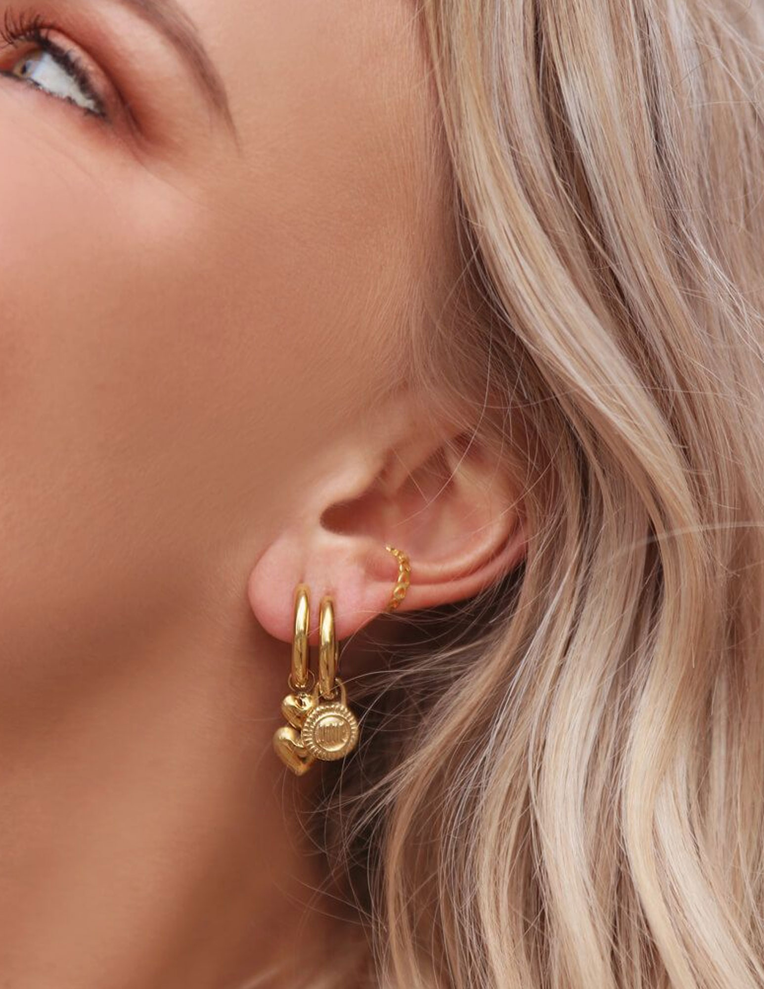 My Jewellery Oorbellen met hartjes MJ04138 Zilver