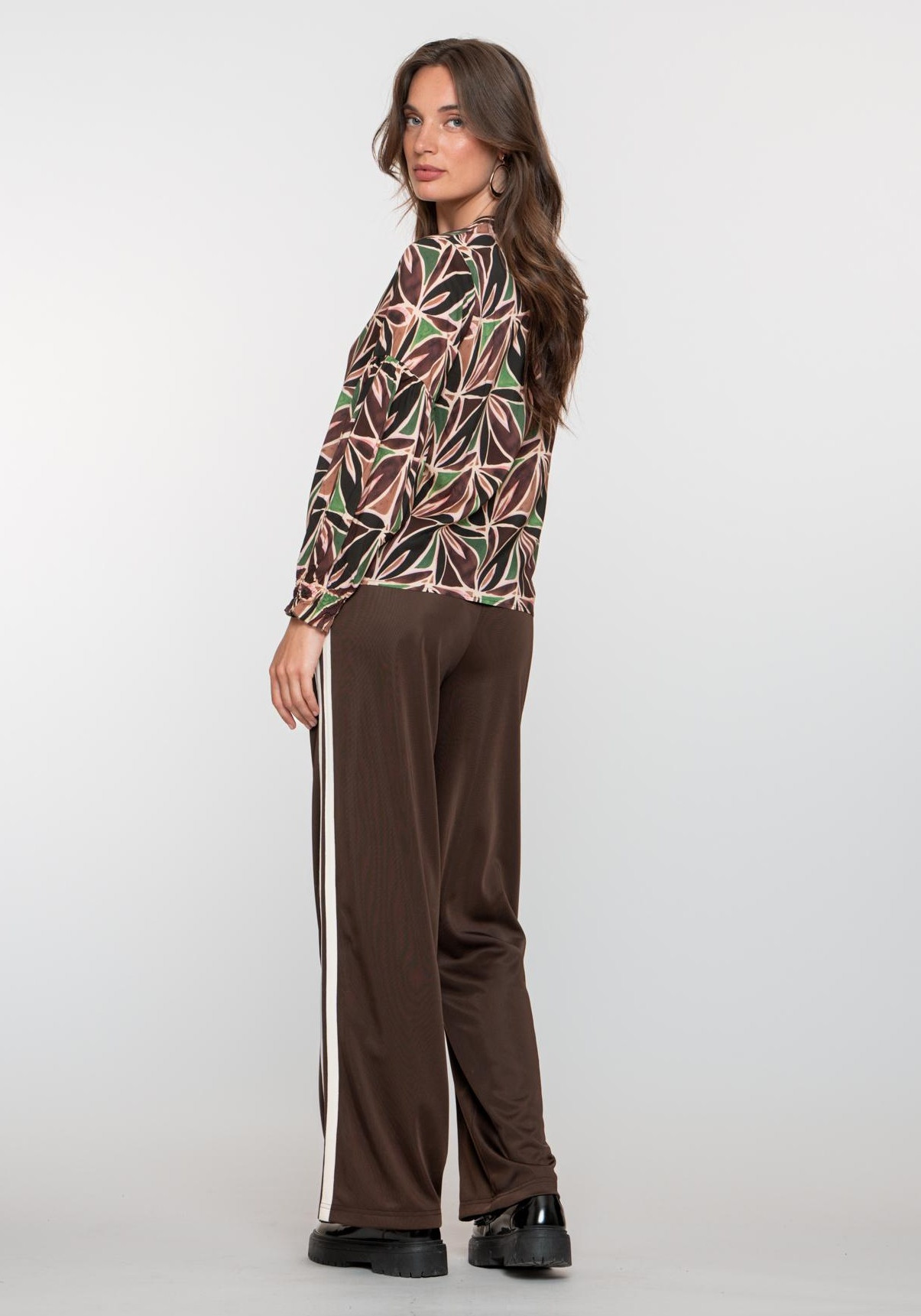 Geisha Broek 51834-10 Donker bruin