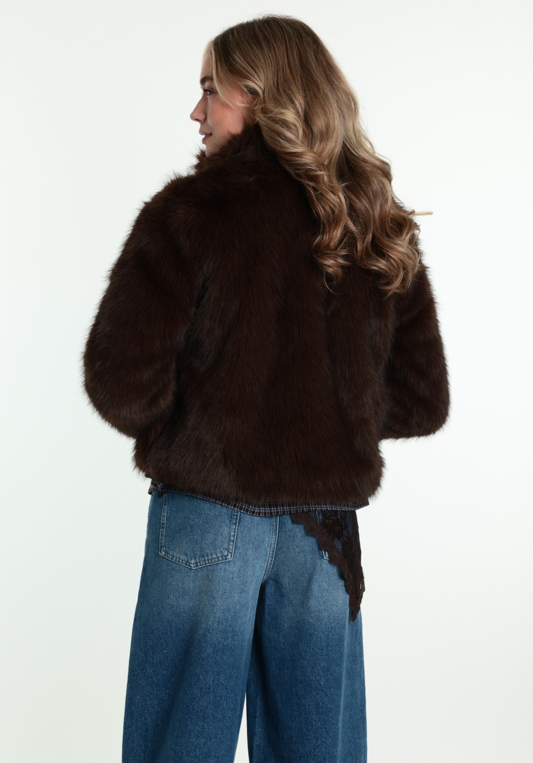 VERO MODA Winterjas Monroe 10315328 Donker bruin