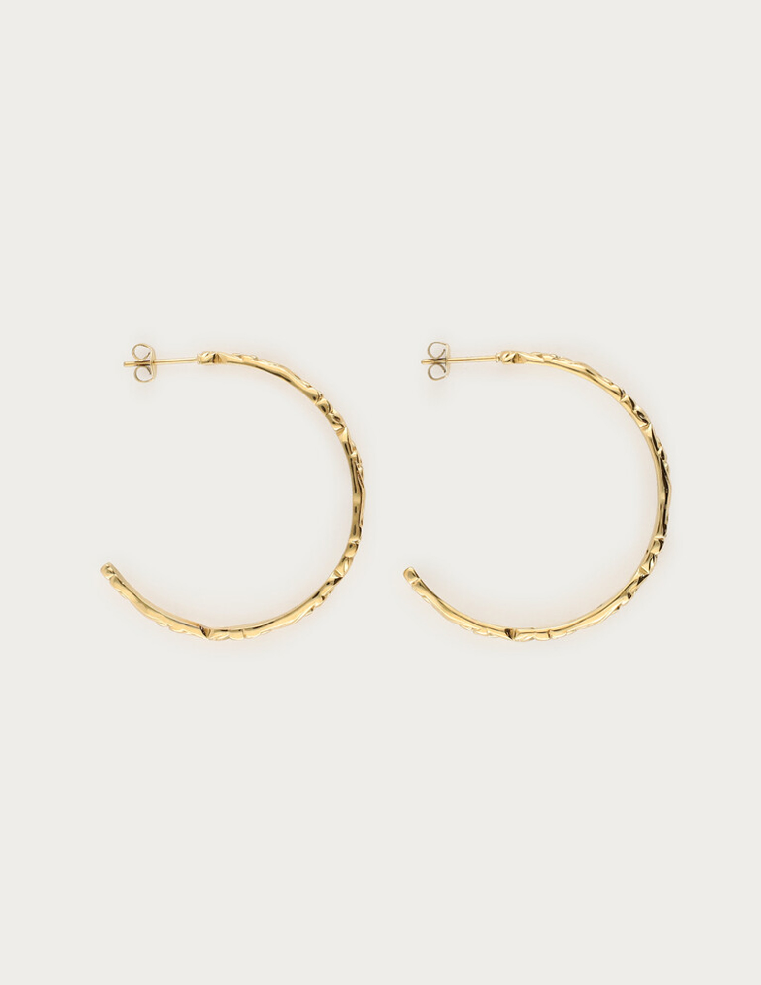 My Jewellery Botanical oorringen met vintage bloemen MJ13862 Goud