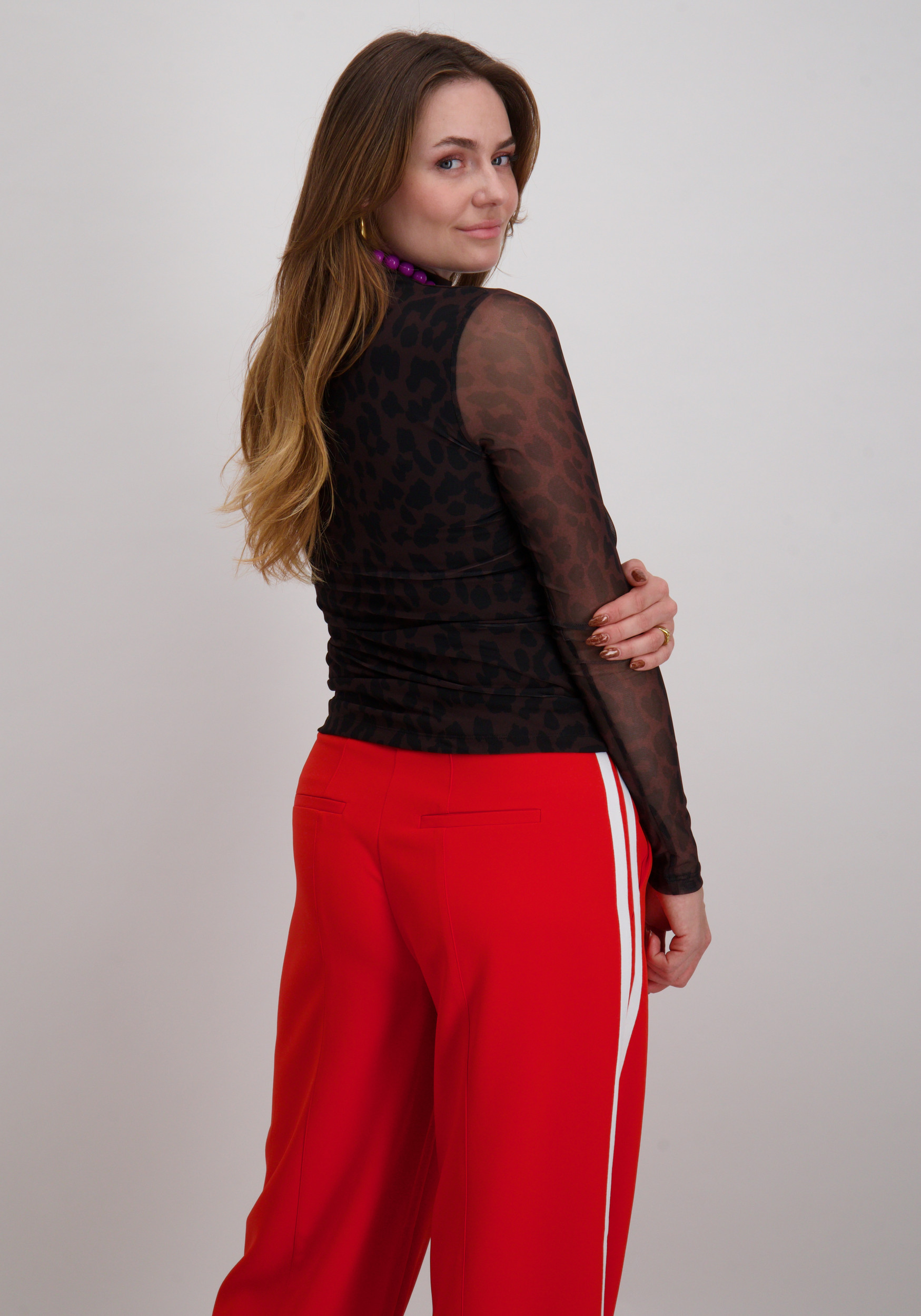 Harper & Yve Top Jane AW25T507 Donker bruin