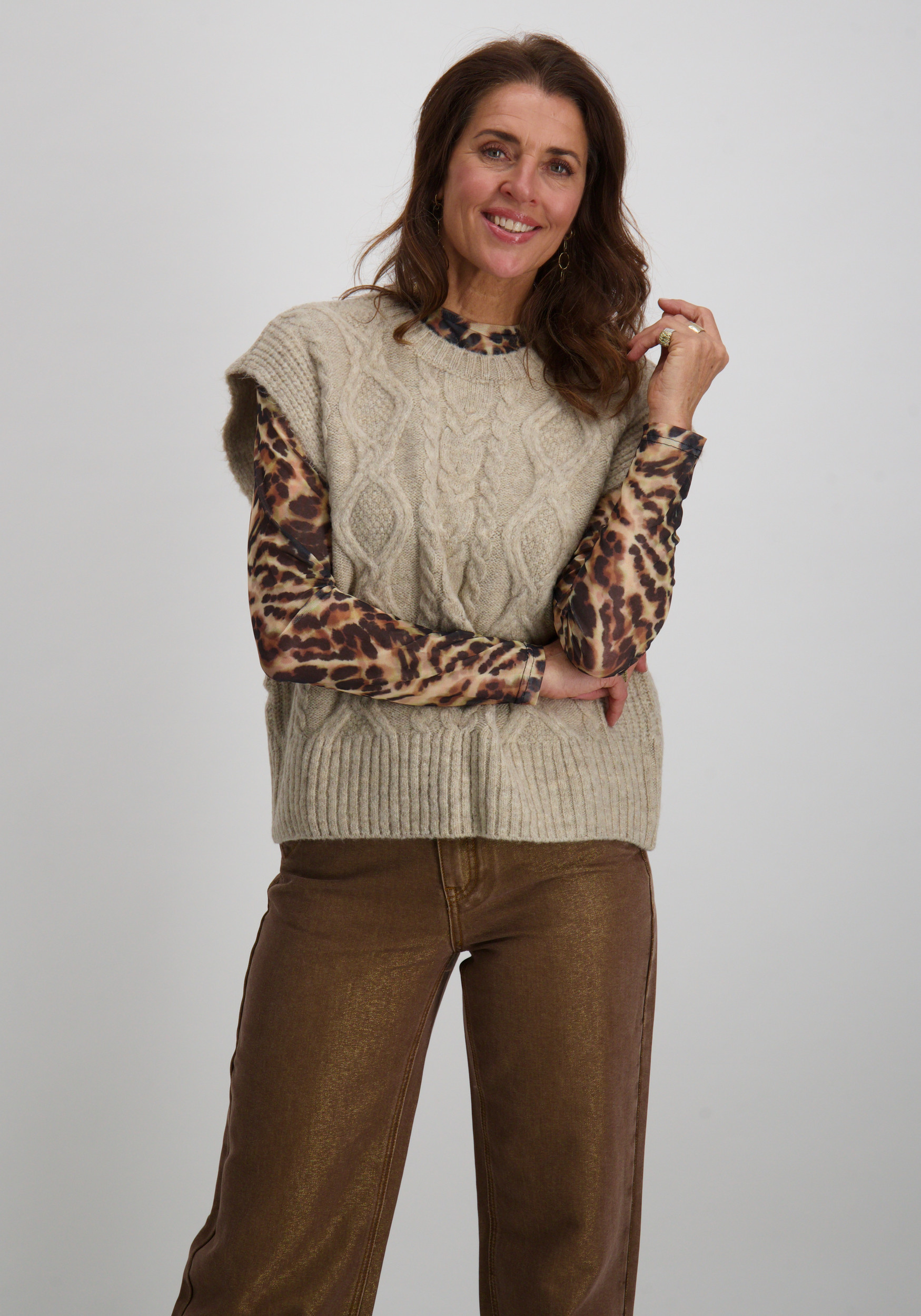 Geisha Spencer cable 54587-70 Zand