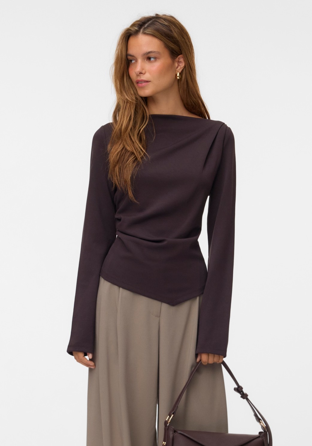 VERO MODA  10348523 Donker bruin