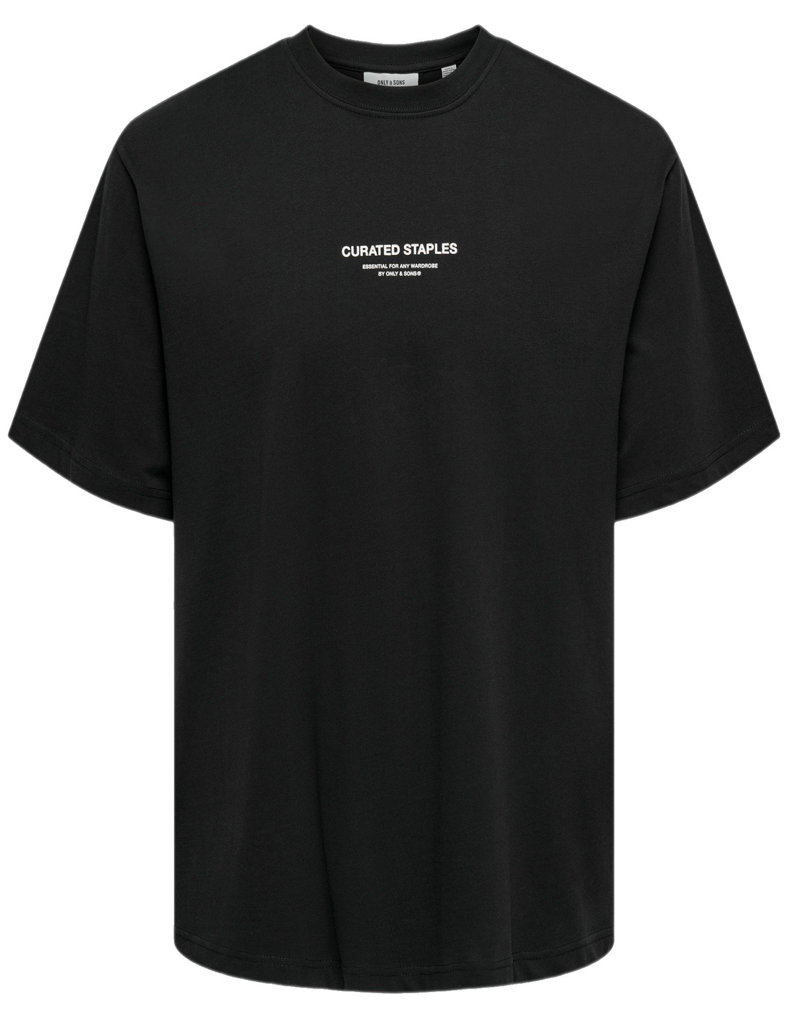 ONLY & SONS T-shirt Curated 22030925 Zwart
