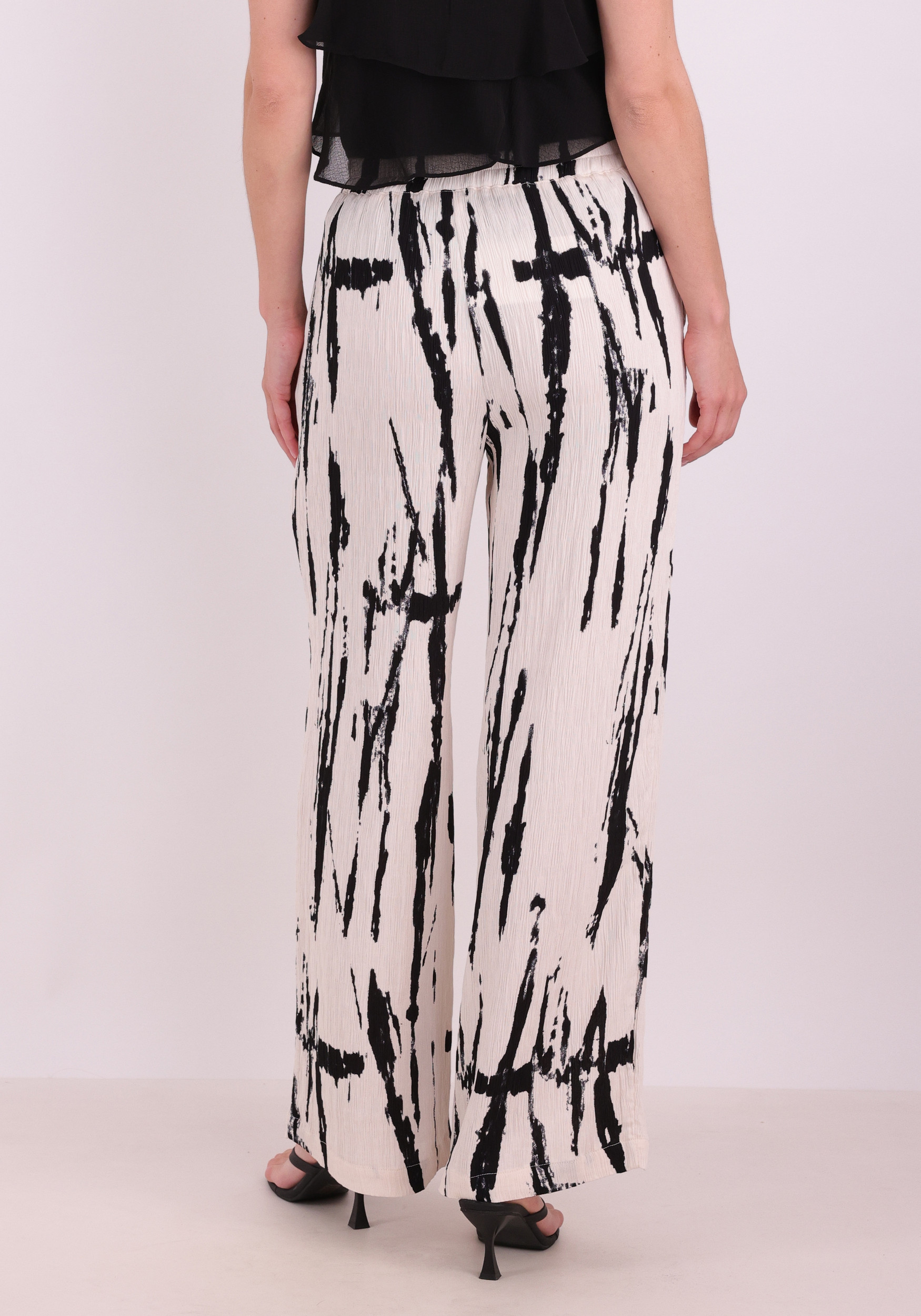 Culture Broek Ora 50113134 Zwart/Wit