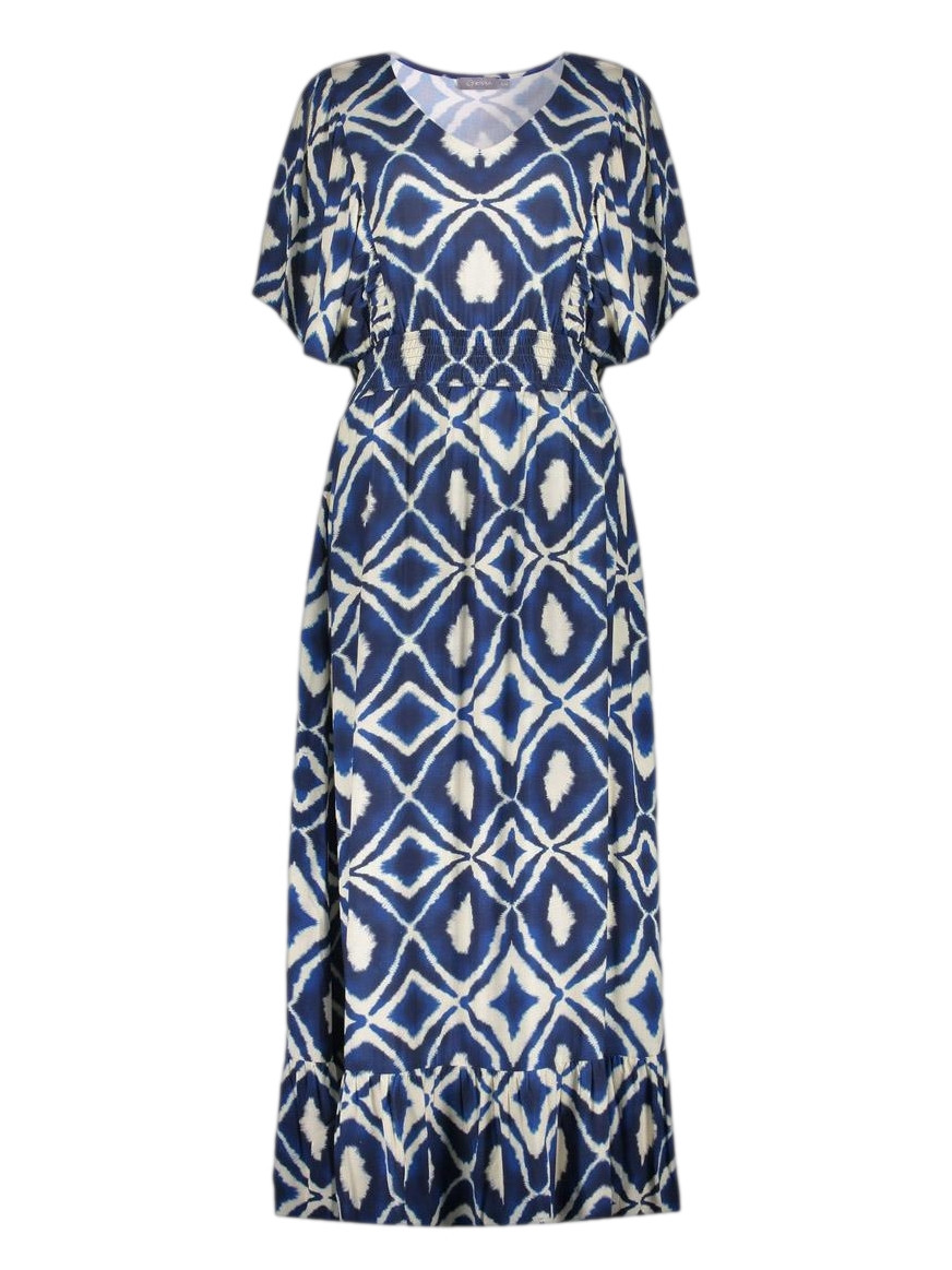 Geisha Jurk all-over print 67116-20 Marine