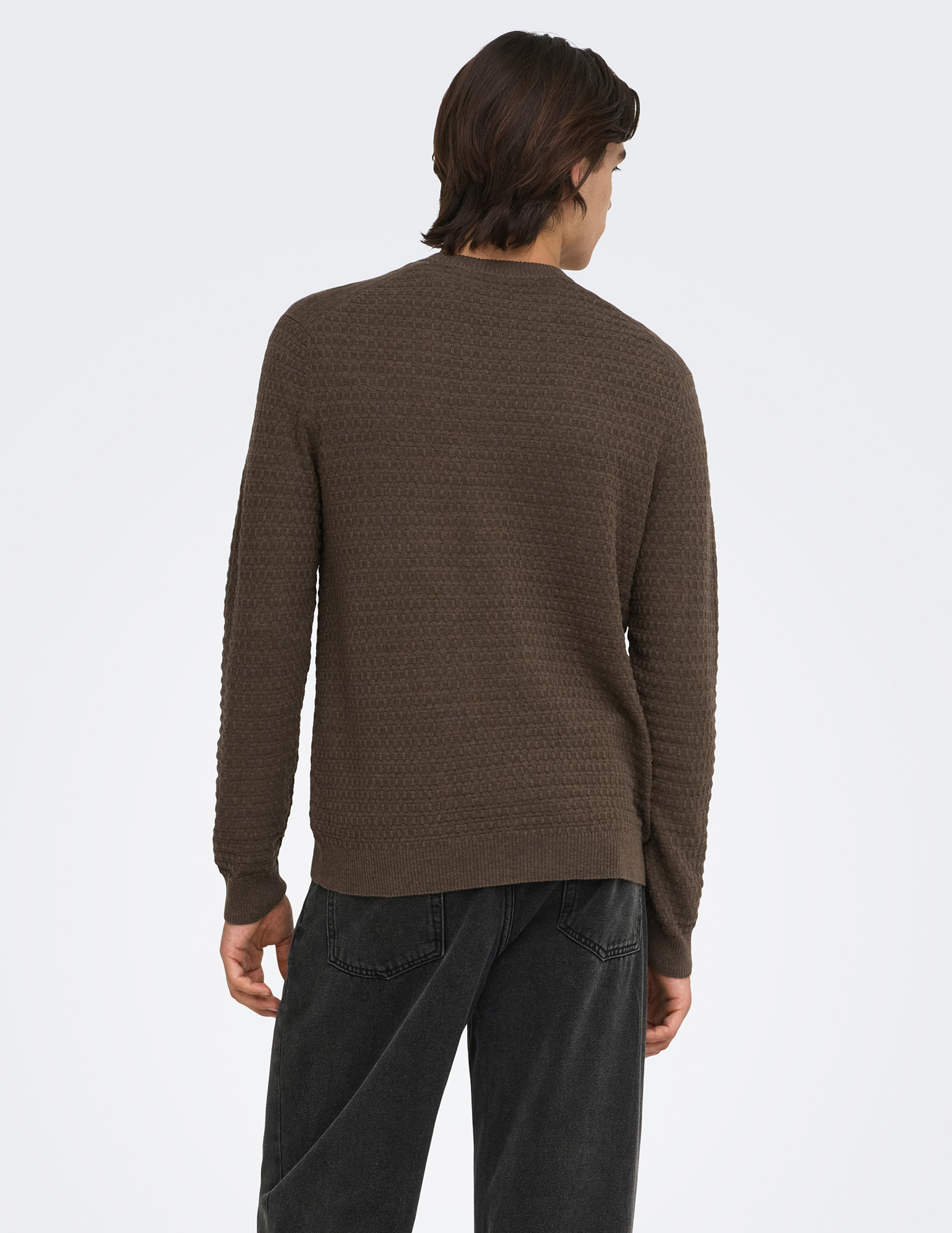 ONLY & SONS Trui Loui 22038965 Bruin