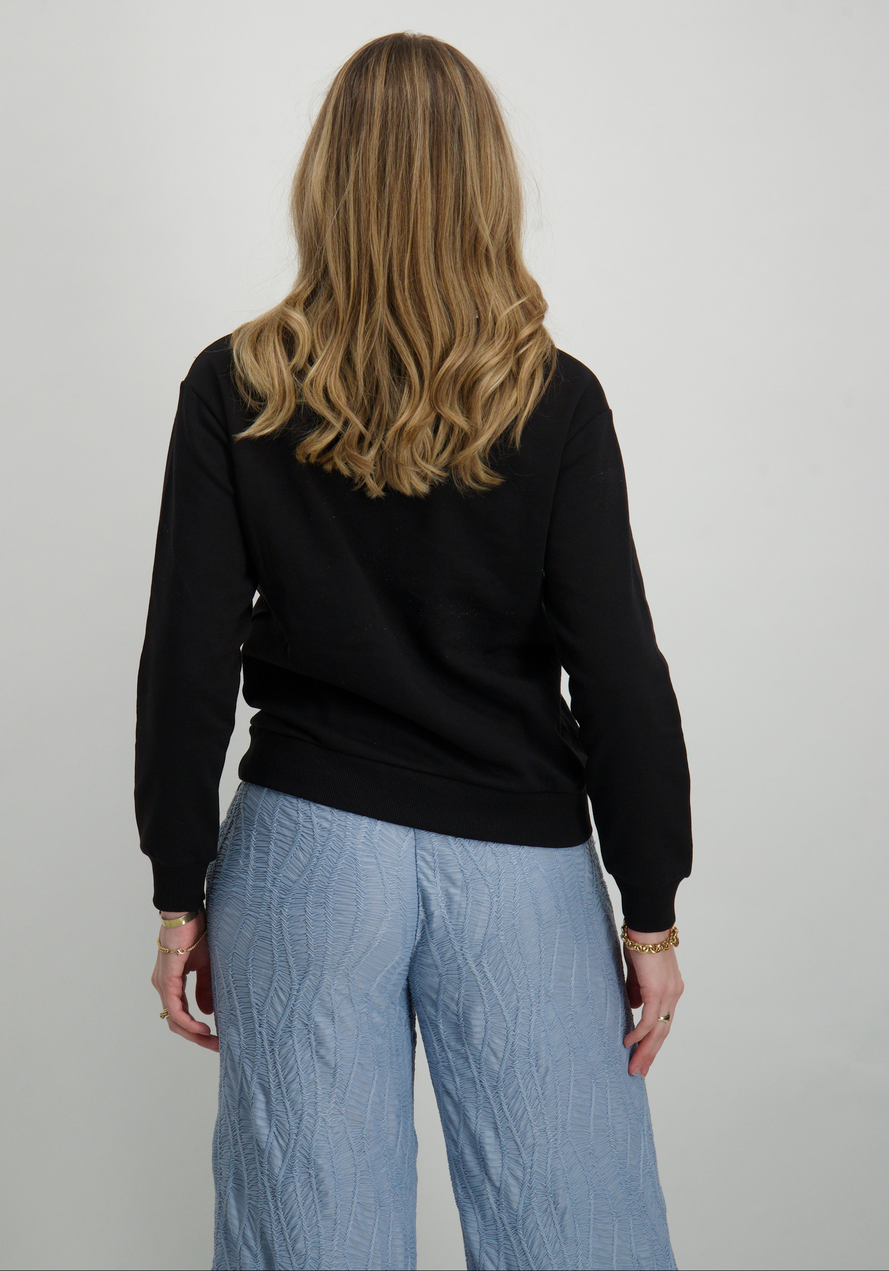 Jacqueline de jonge Sweater Paris 15221015 Zwart