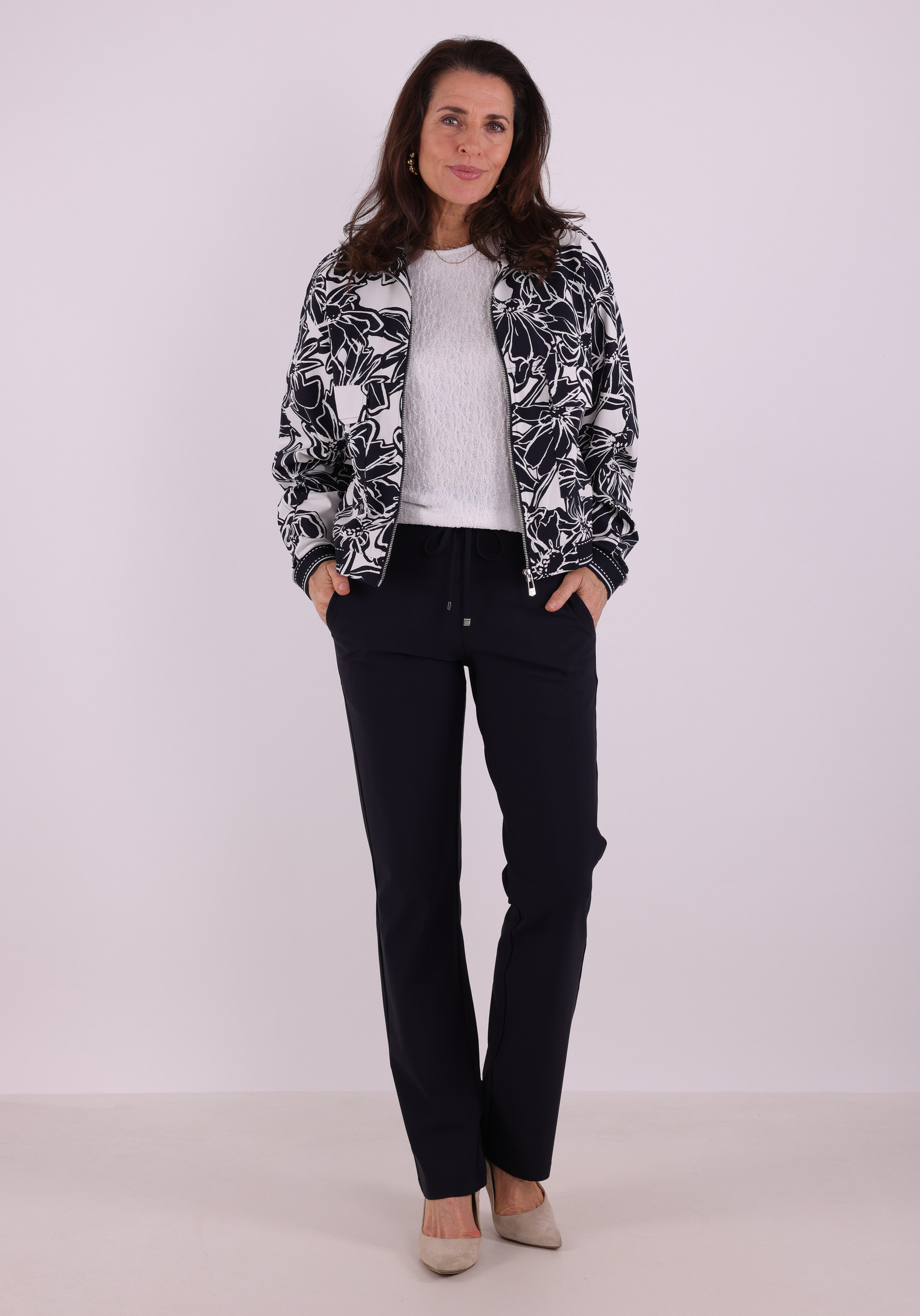 Zoso Broek 261Joy Donker blauw