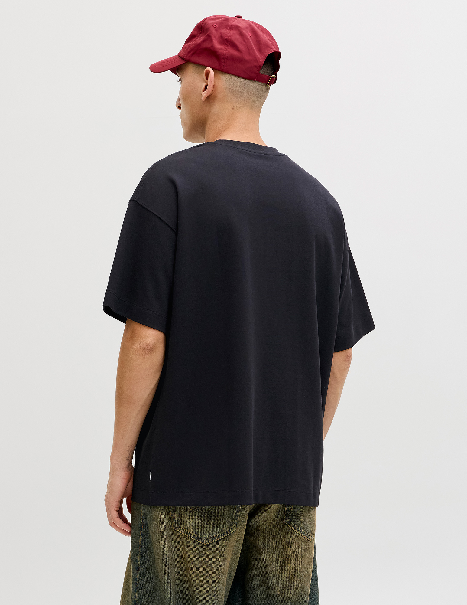 JACK & JONES T-shirt Barron 12298906 Zwart