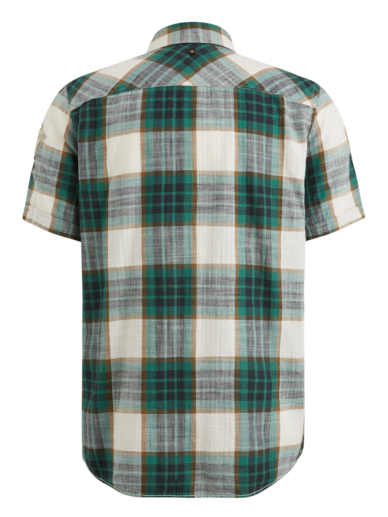 PME Legend Overhemd geruit PSIS2503234 Donker groen