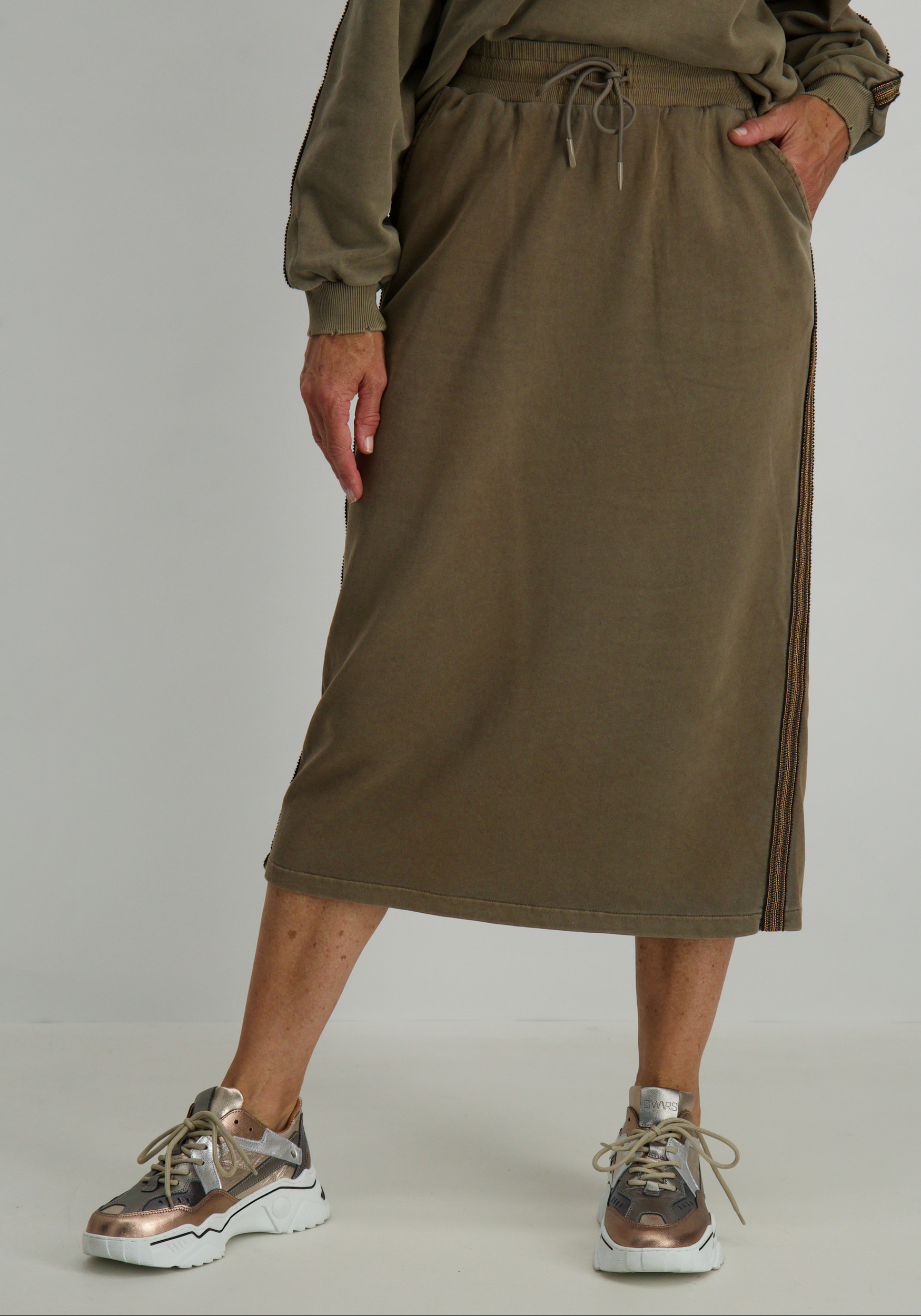 Geisha Lange rok 46506-10 Zand