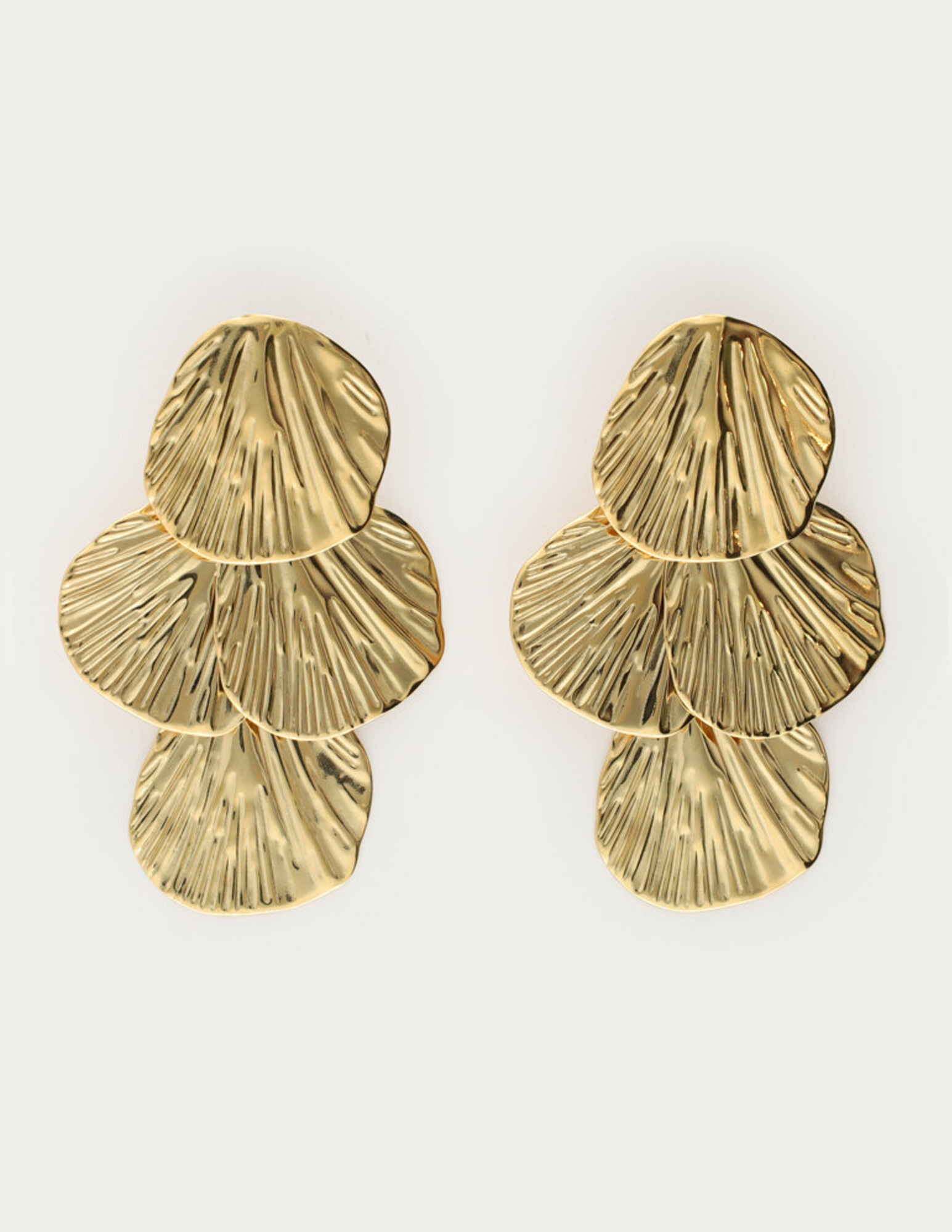 My Jewellery Tropical oorhangers met vier schelpen MJ15621