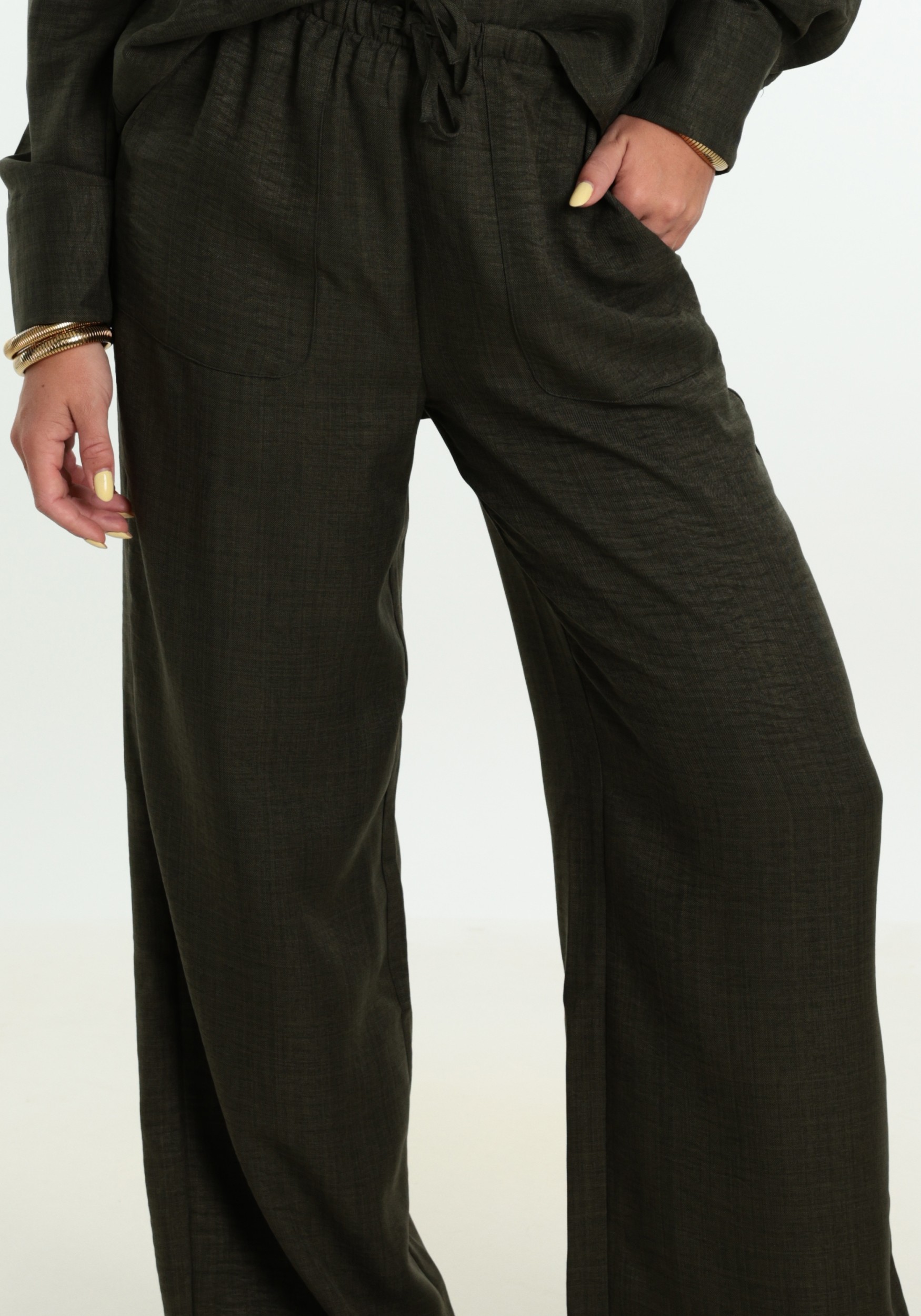 VERO MODA Broek Melaney 10316385 Groen
