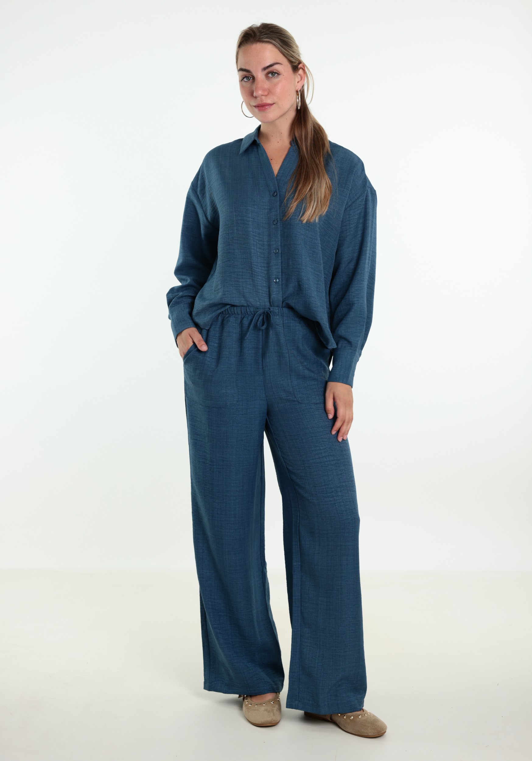 VERO MODA Blouse Melaney queeny 10316389 Donker blauw