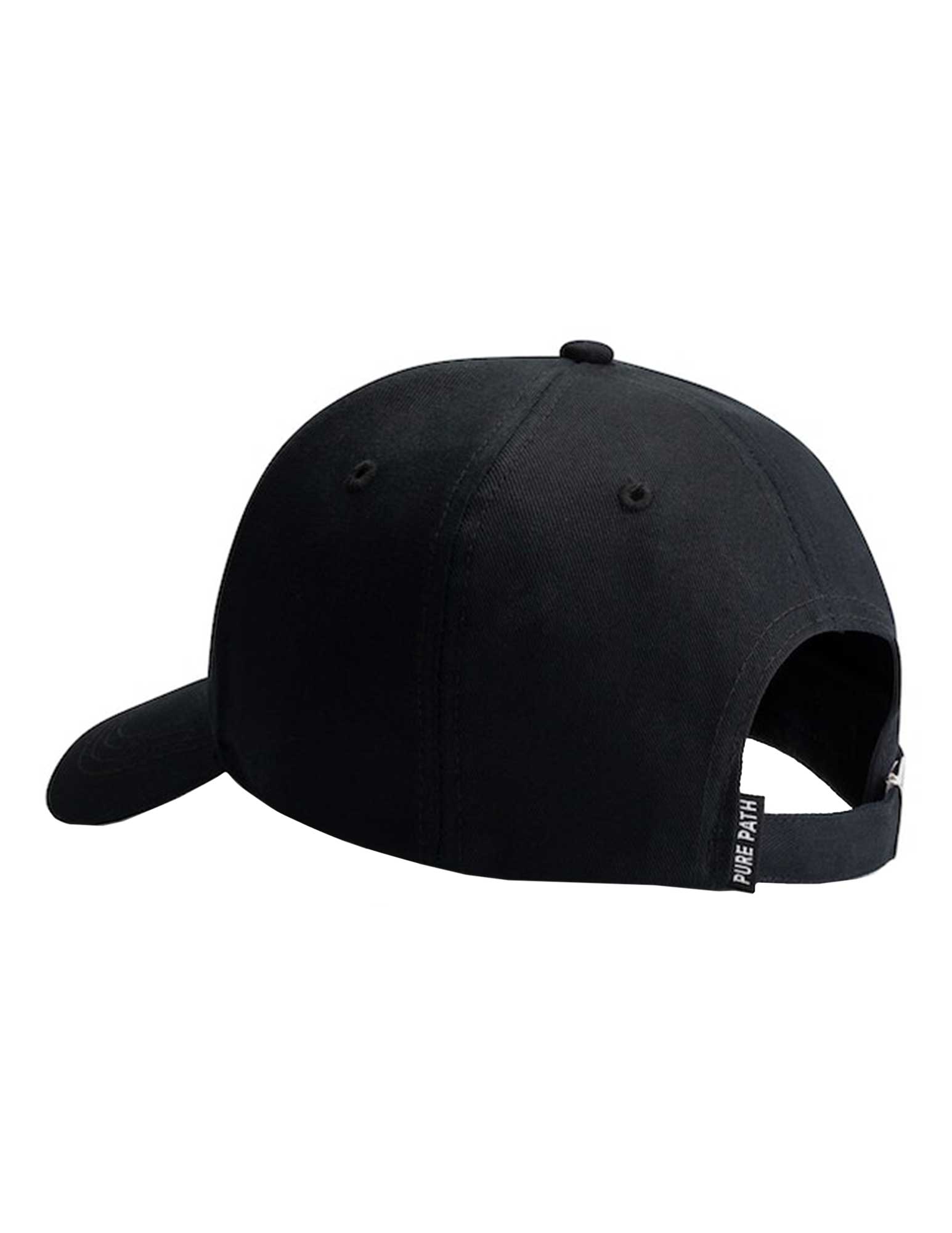 Pure White Pet met logo 24010702 Zwart