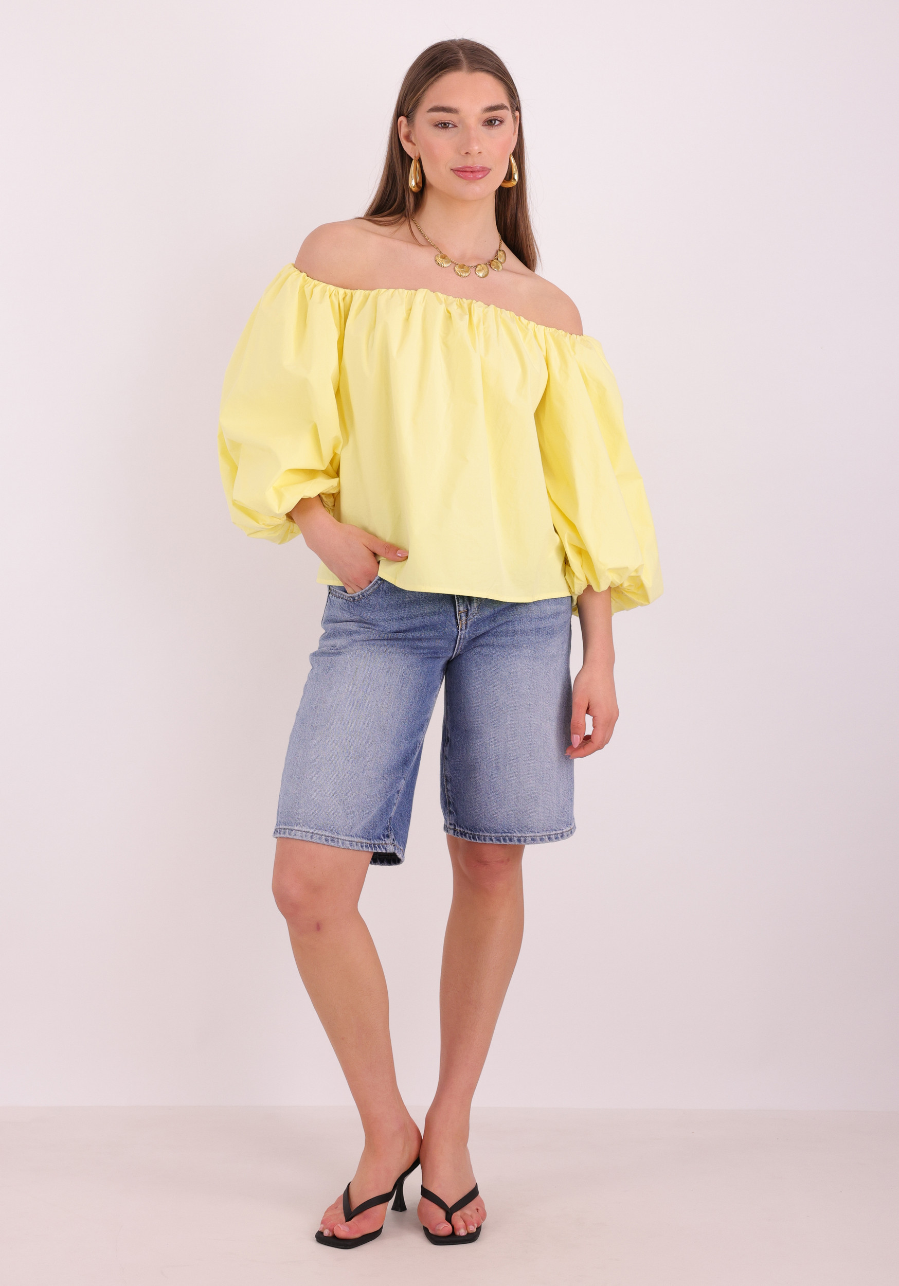 Harper & Yve Blouse Lauren HS6P600 Geel