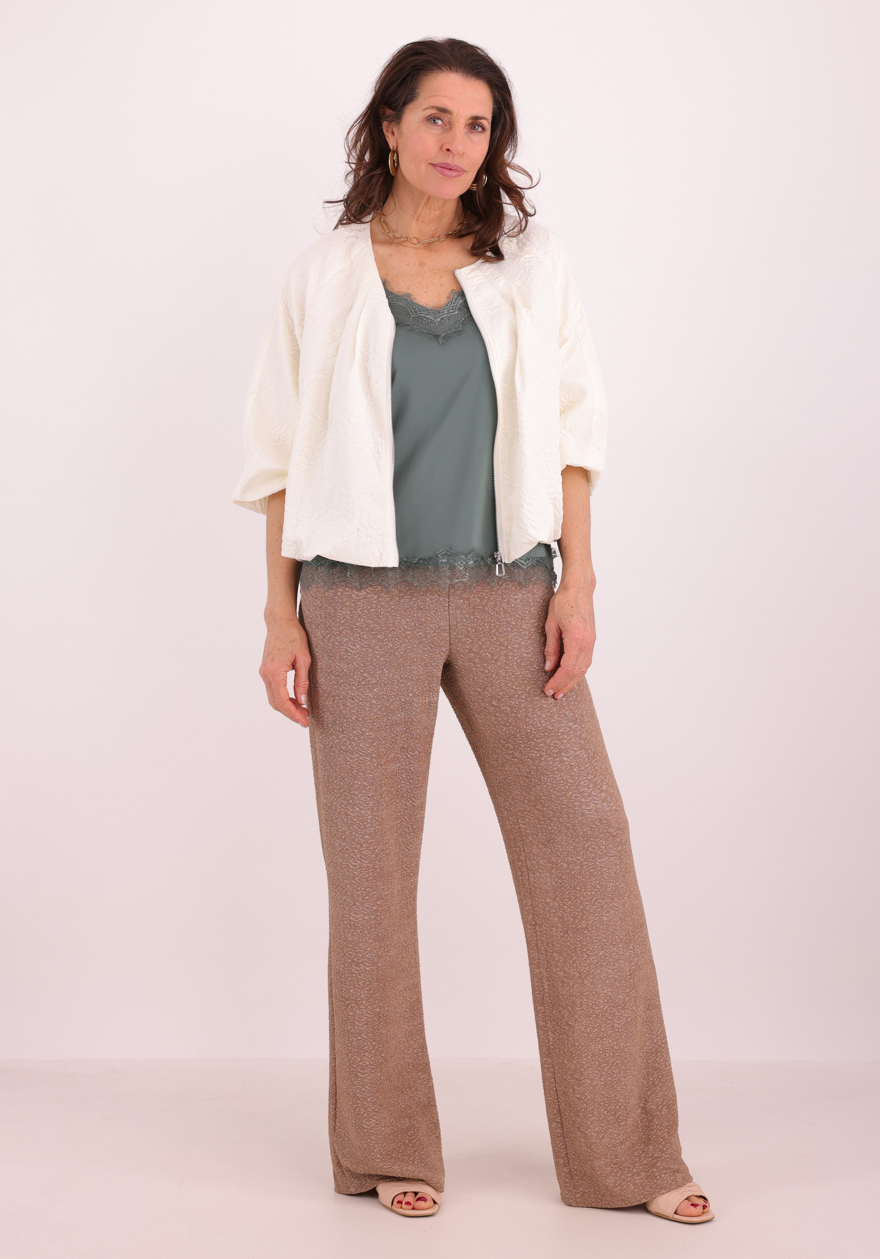 FREE|QUENT Top Bicco 120962 Donker Groen