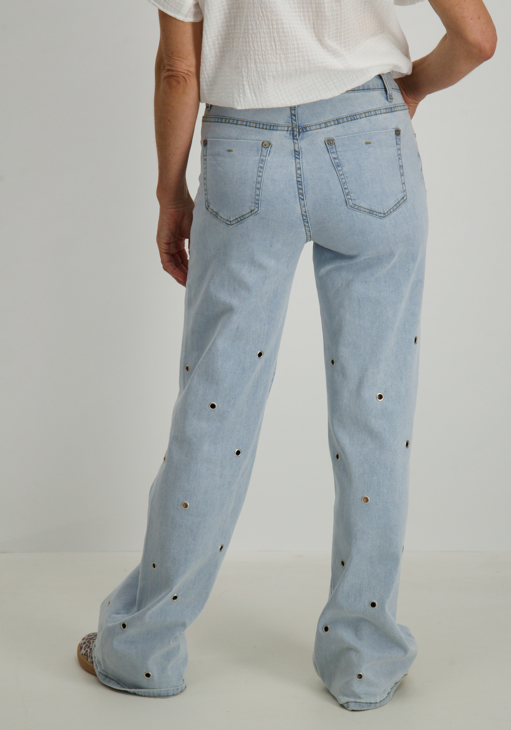 Tramontana Jeans Eyelet C09-16-101 Licht blauw