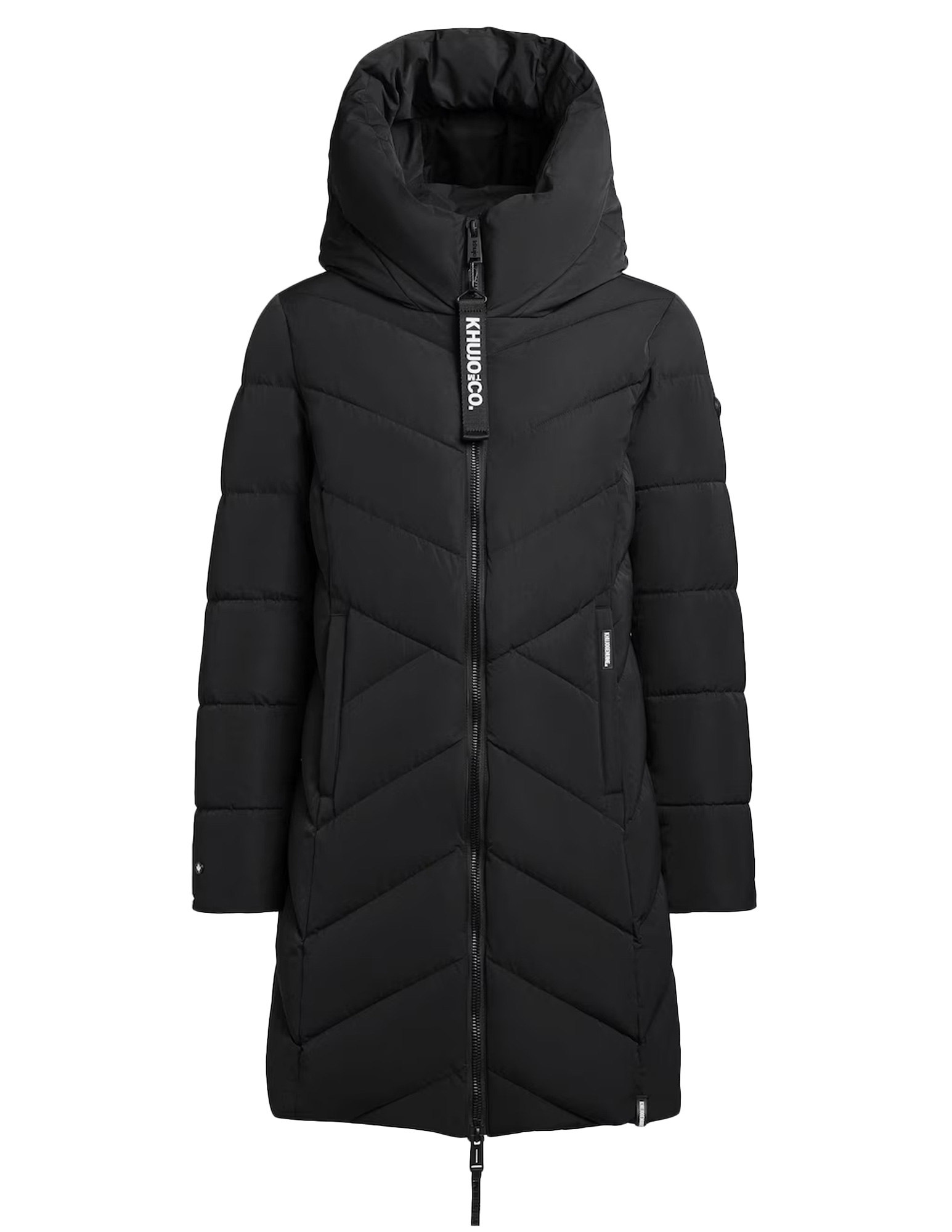 KHUJO Winterjas Darka2 1256CO253 Zwart