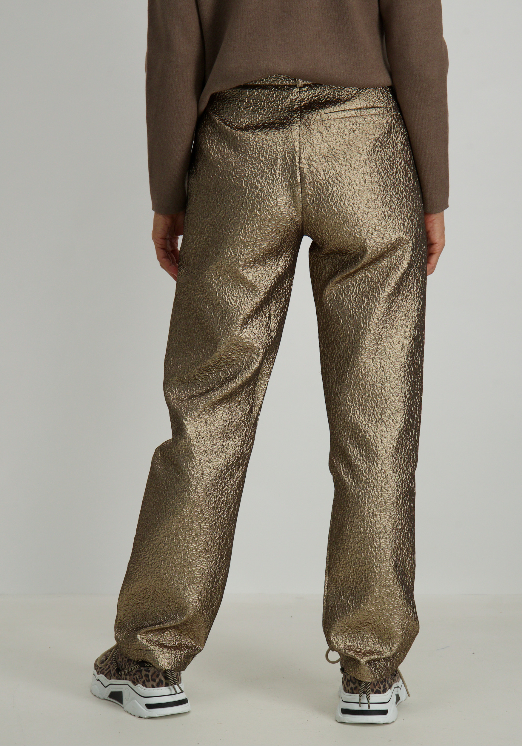 Geisha Broek Metallic 41666-20 Goud