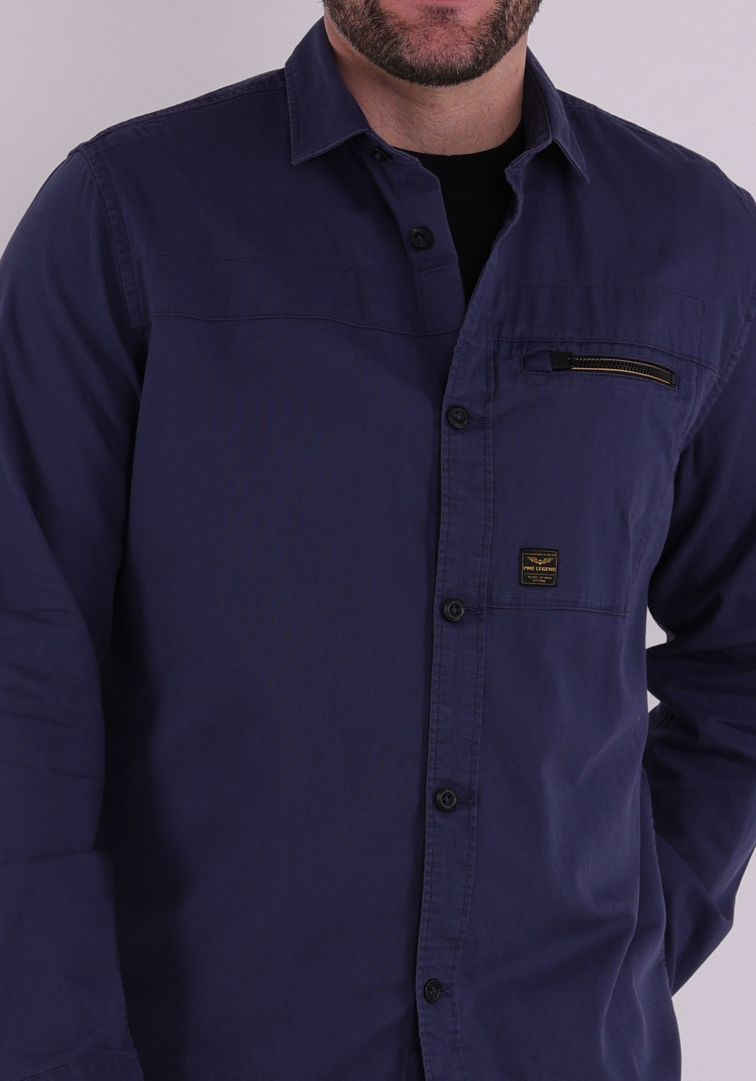 PME Legend Overhemd fine PSI2602220 Marine