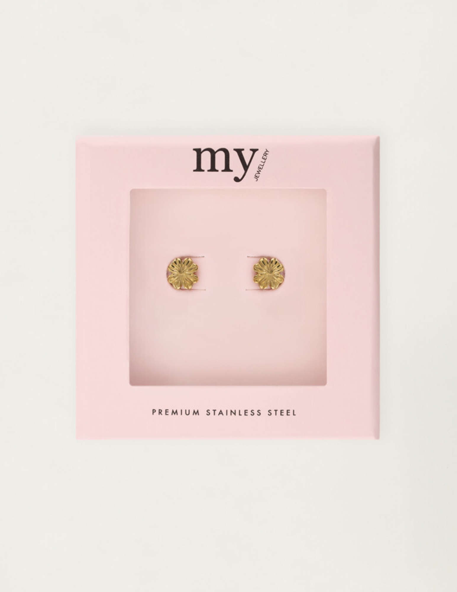 My Jewellery Studs klaver bloem MJ12103 Goud