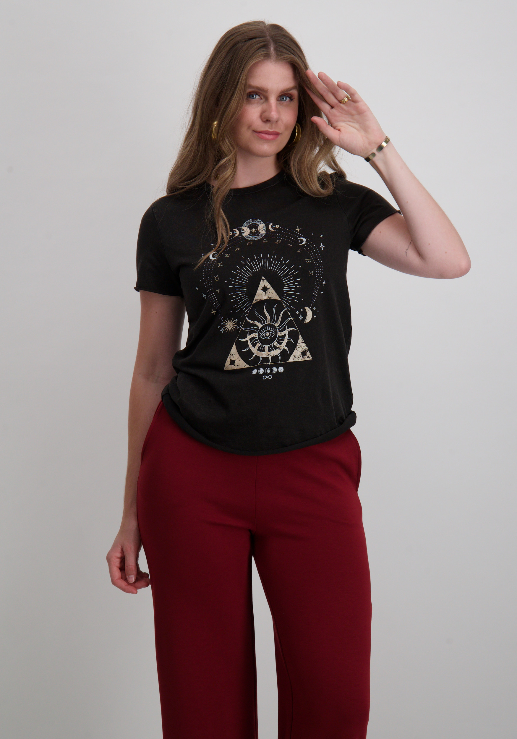 Only T-shirt Lucy 15215721 Zwart