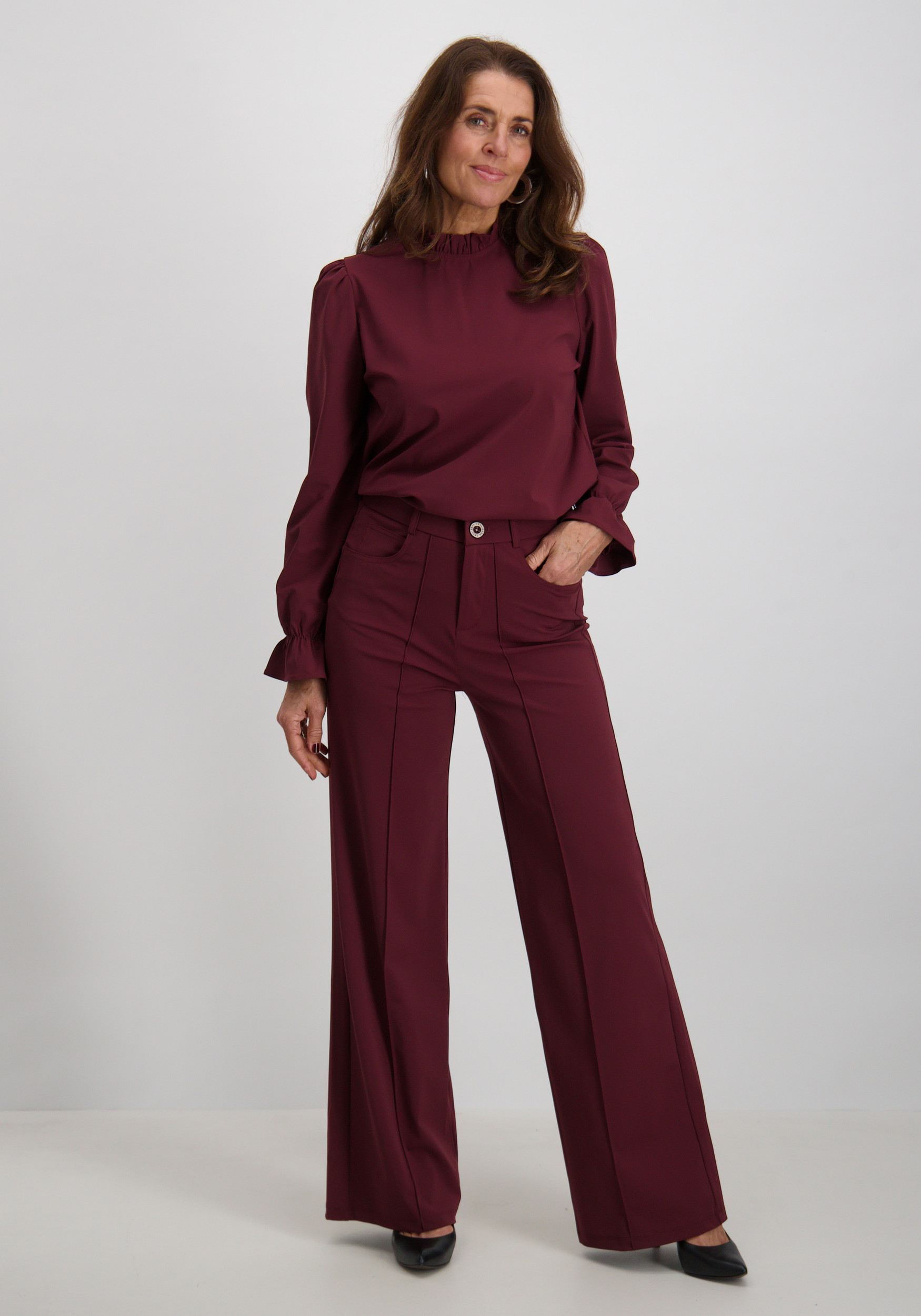 Zoso Blouse 255Jeyda Bordeaux