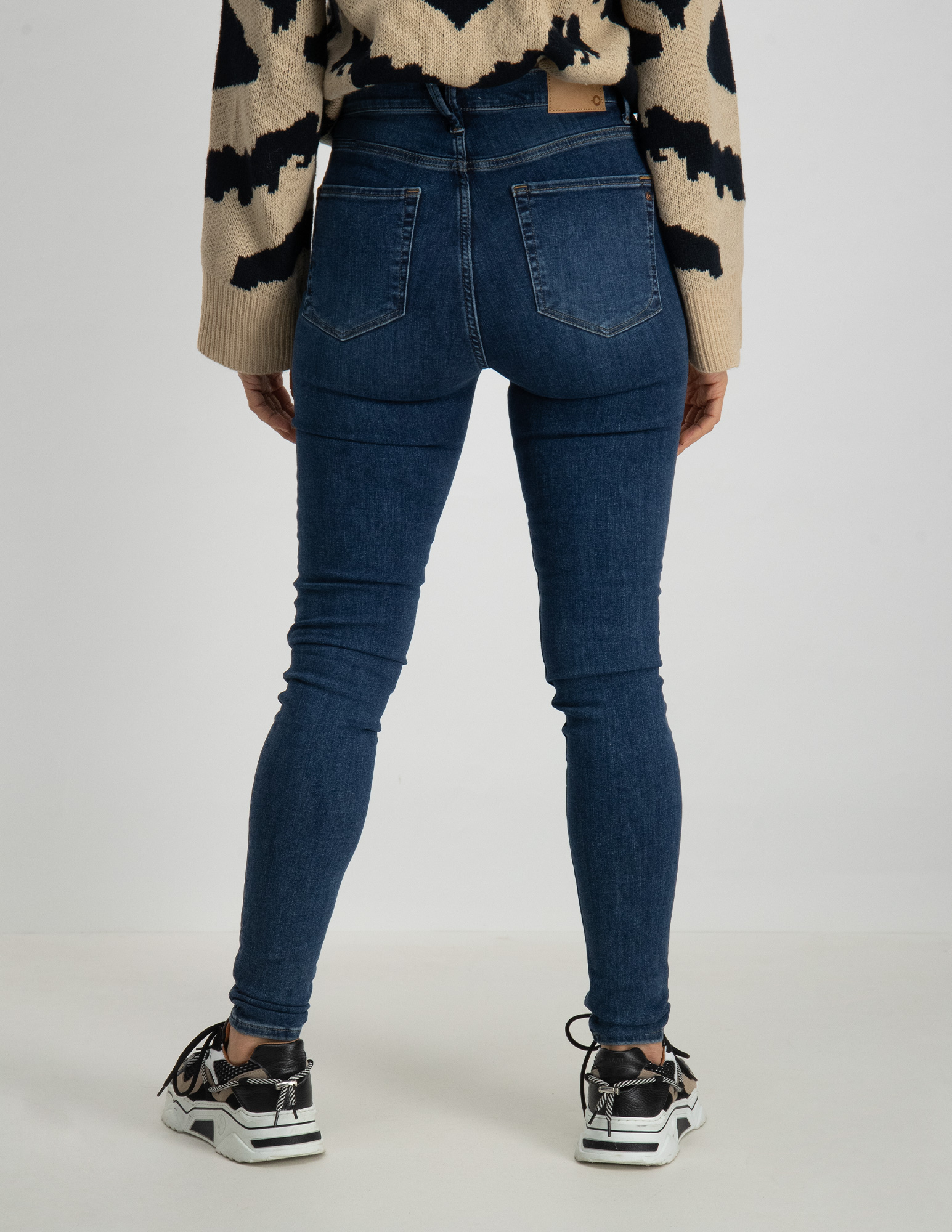 Cup of Joe Jeans skinny fit Lisa Donker blauw