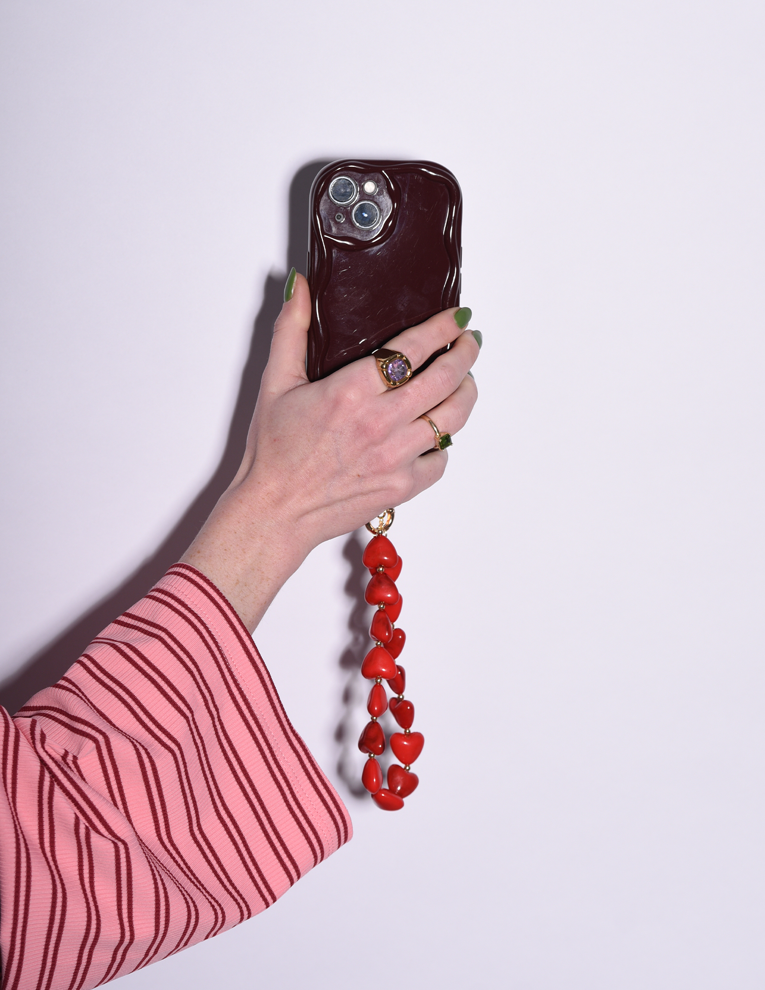 Be'Lieve Telefoonkoord Hearts 86120251029007 Rood