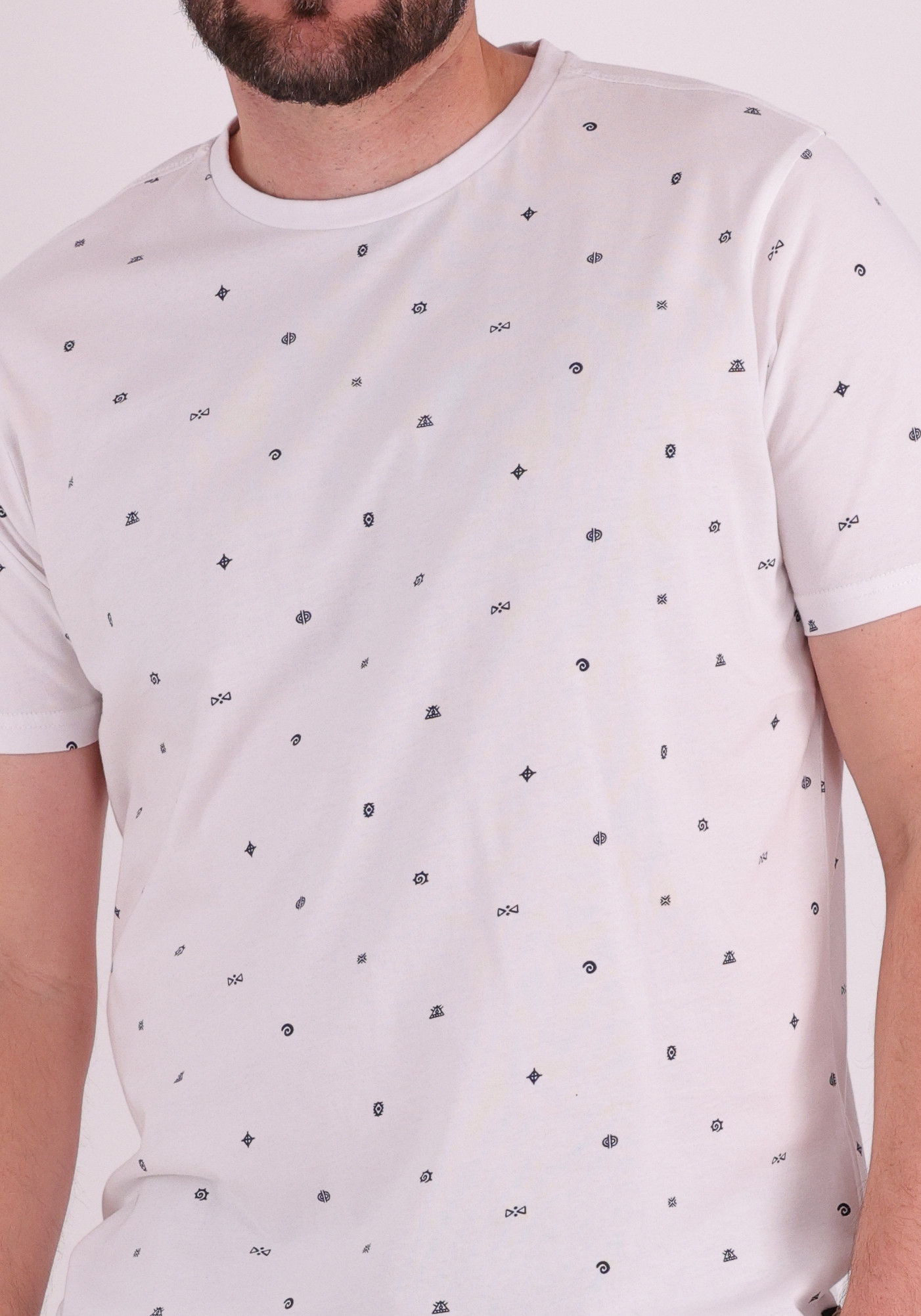 Petrol T-shirt M-1060-TSR131 Wit