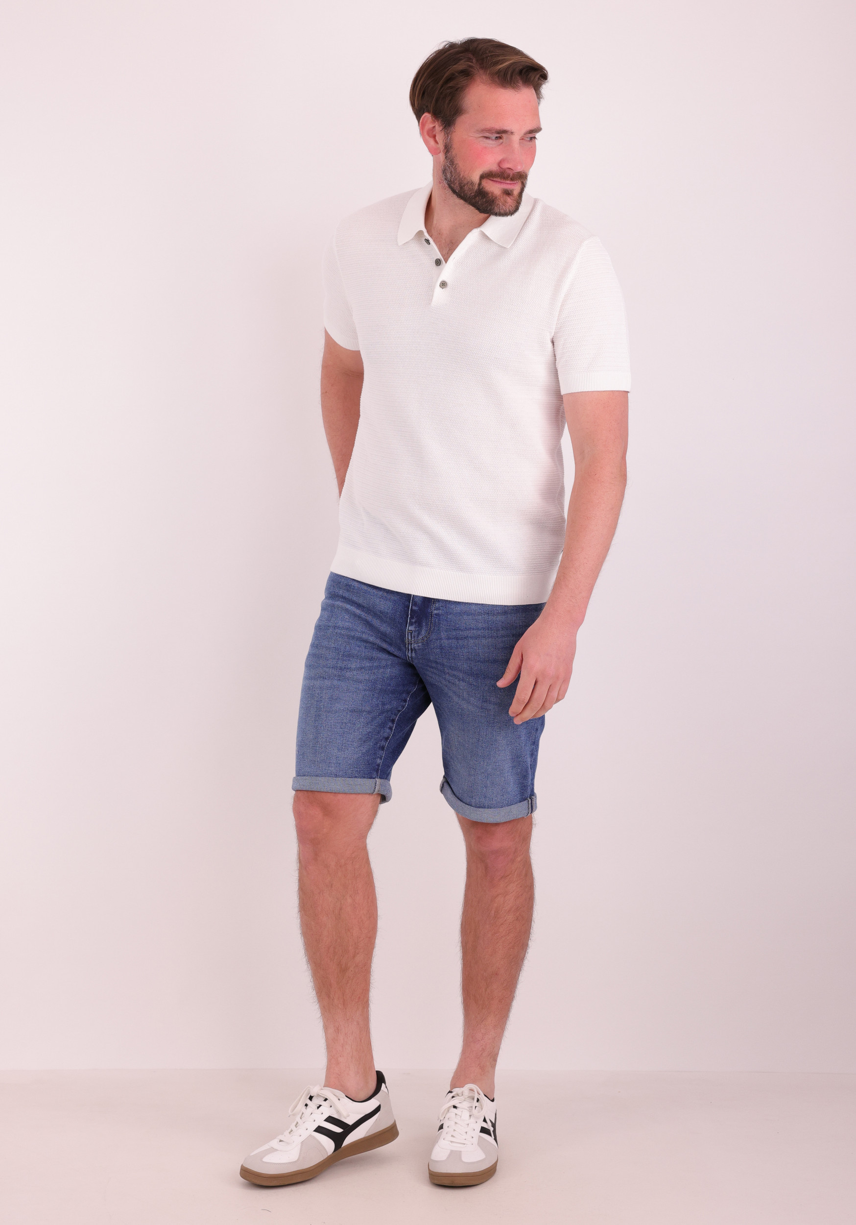 JACK & JONES Polo Riley 12292034 Wit