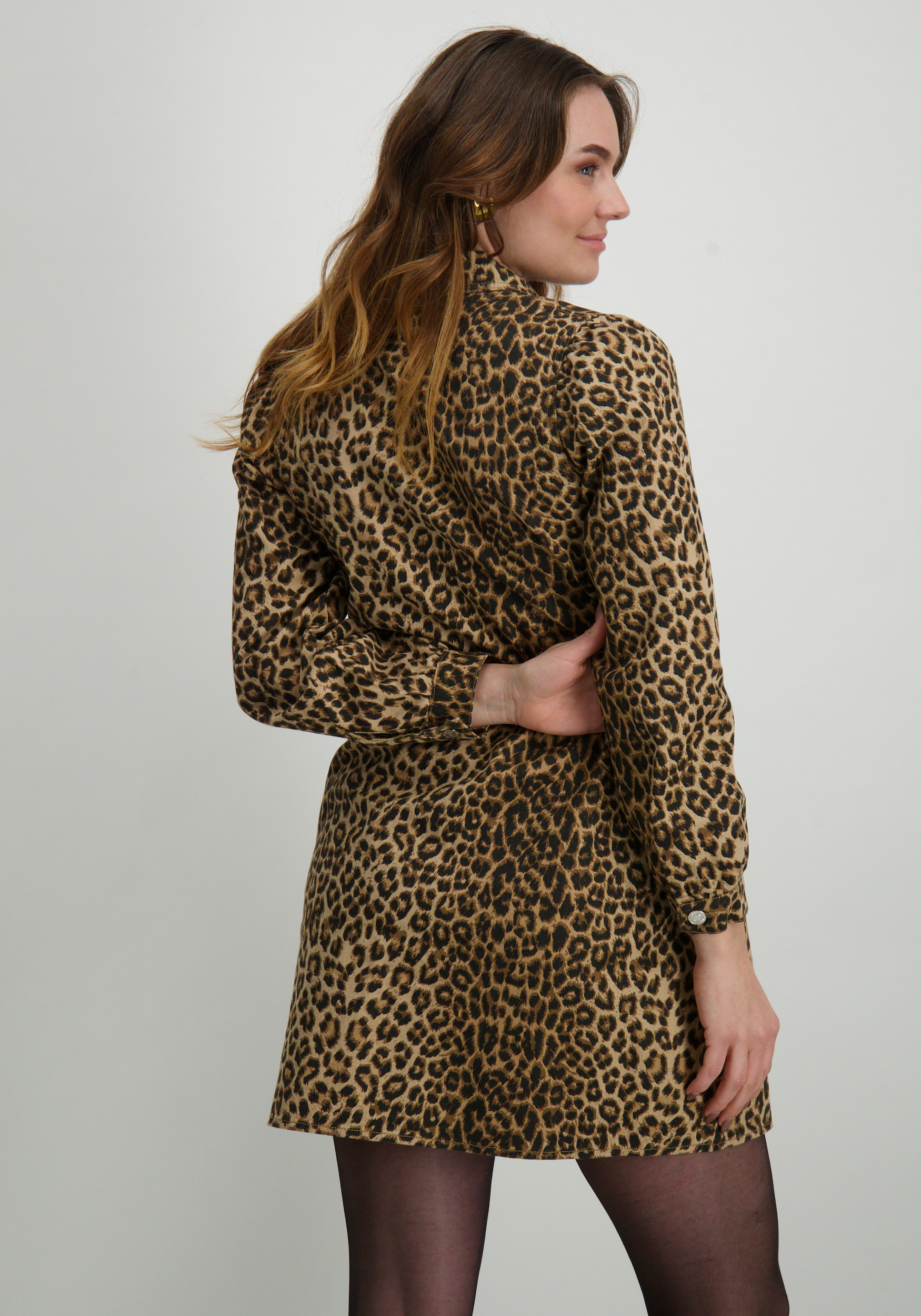 Vero moda Jurk Lucie 10328554 Bruin