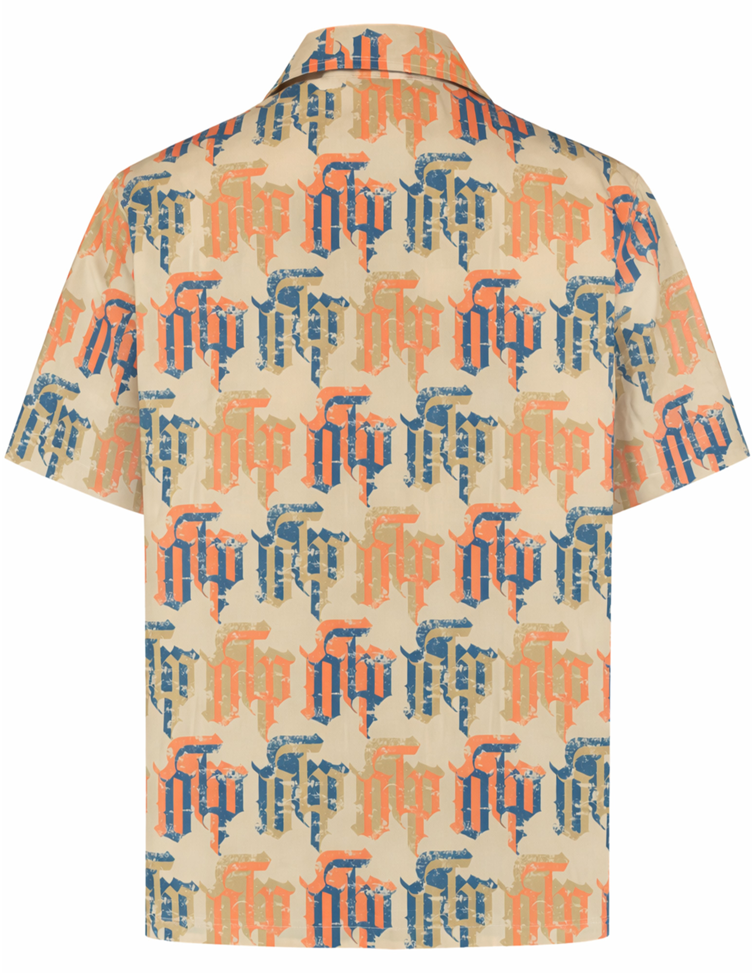 Off The Pitch Overhemd Fraktur OTP261044 Zand