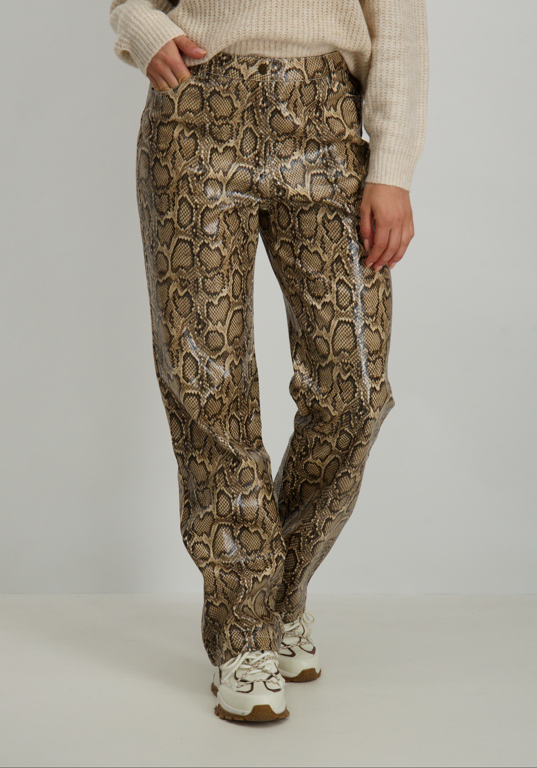 Harper & Yve Broek Sammy AW24P105 Bruin