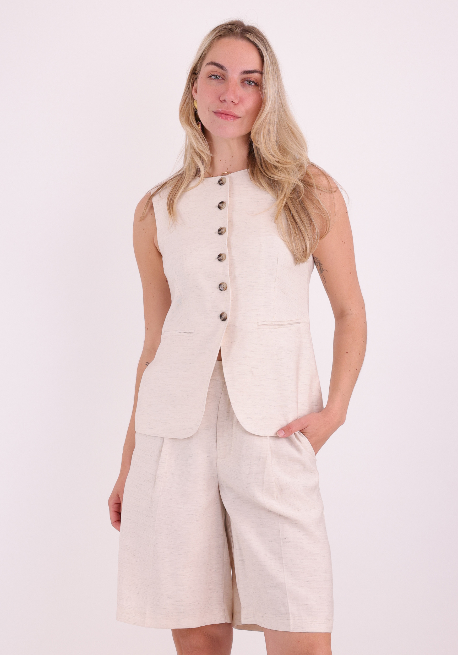 Kaffe Clothing Gilet Annetta 10511619 Beige