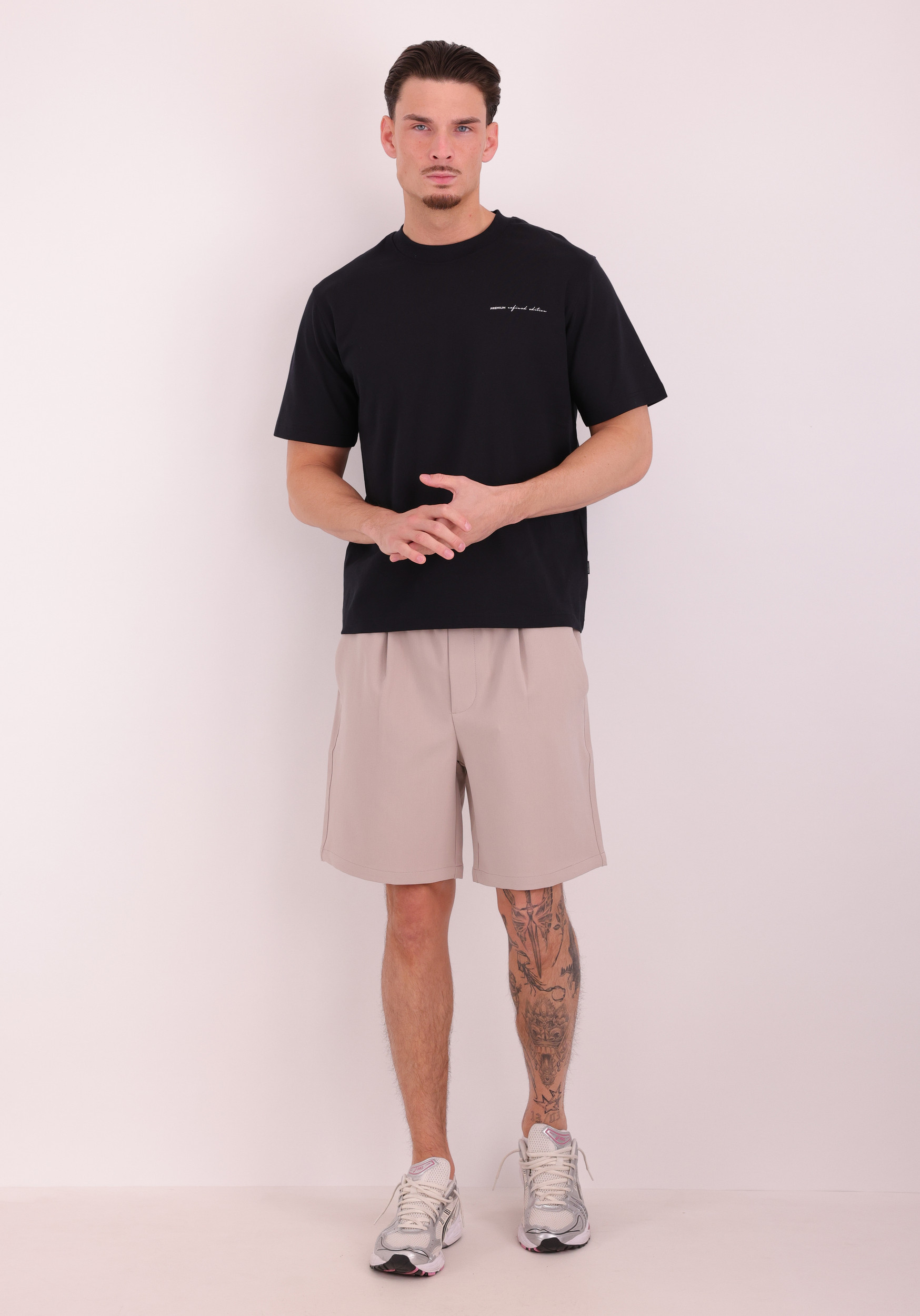 JACK & JONES T-shirt Owen 12292397 Zwart