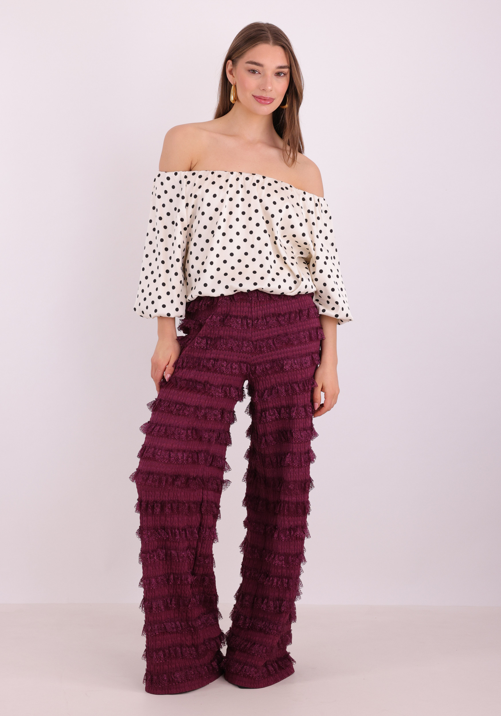 Harper & Yve Broek Lo HS6P106 Paars