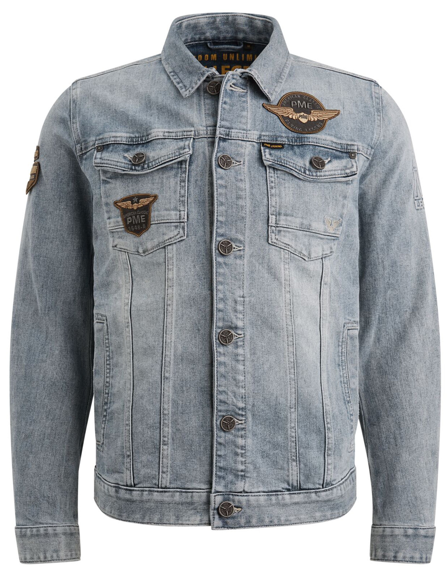 PME Legend Denim jacket Summer PDJ2602704 Blauw